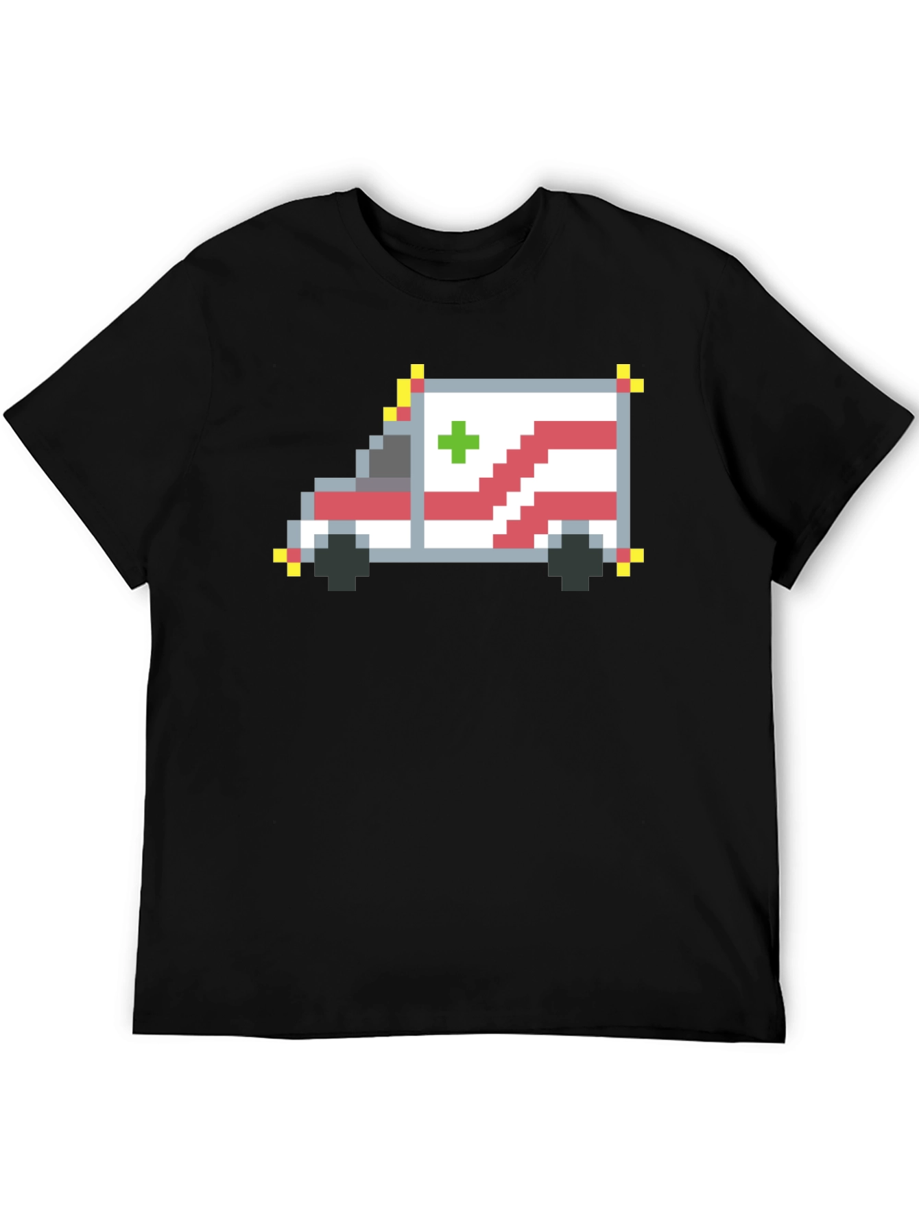 Pixel Ambulance Graphic T-Shirt