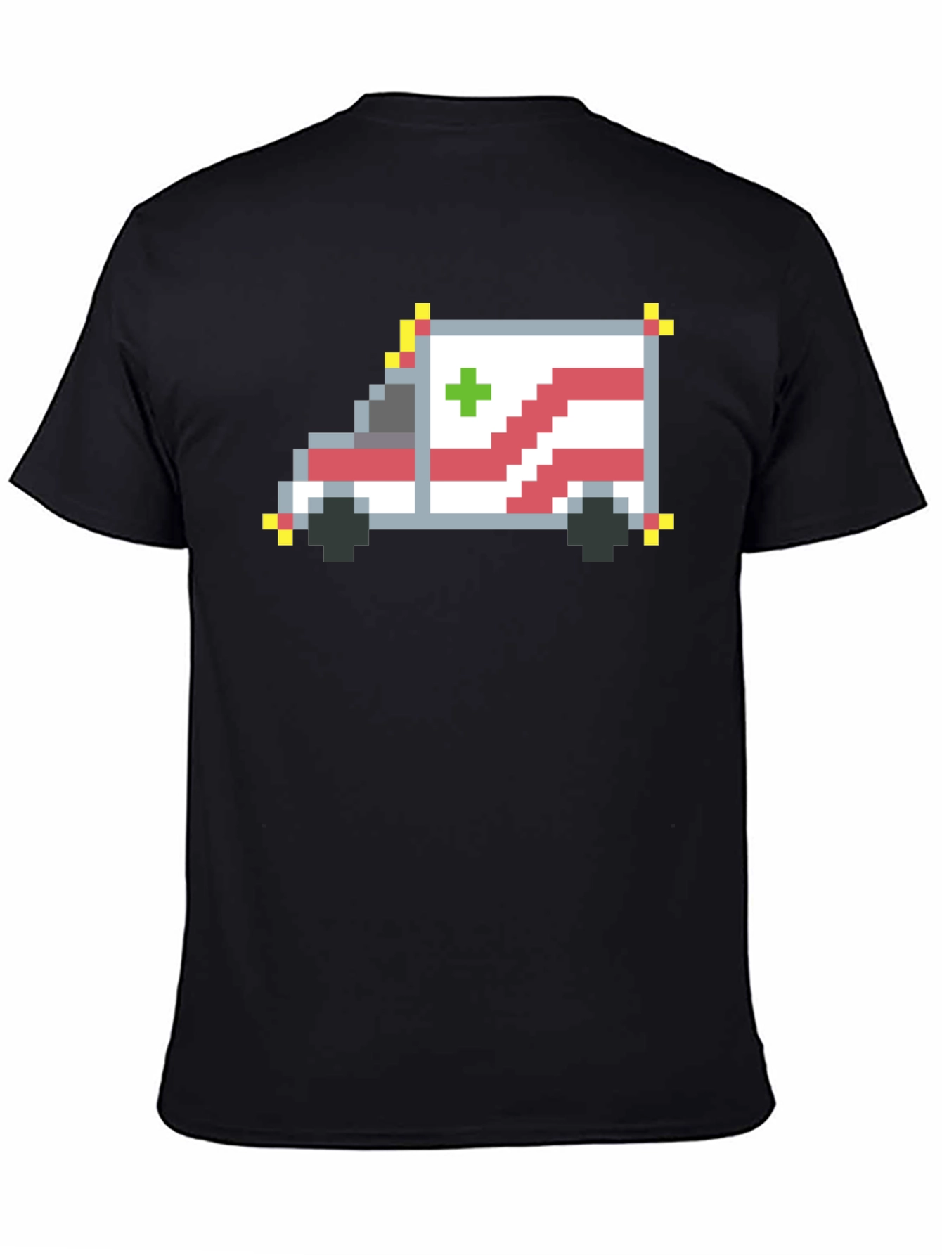 Pixel Ambulance Graphic T-Shirt