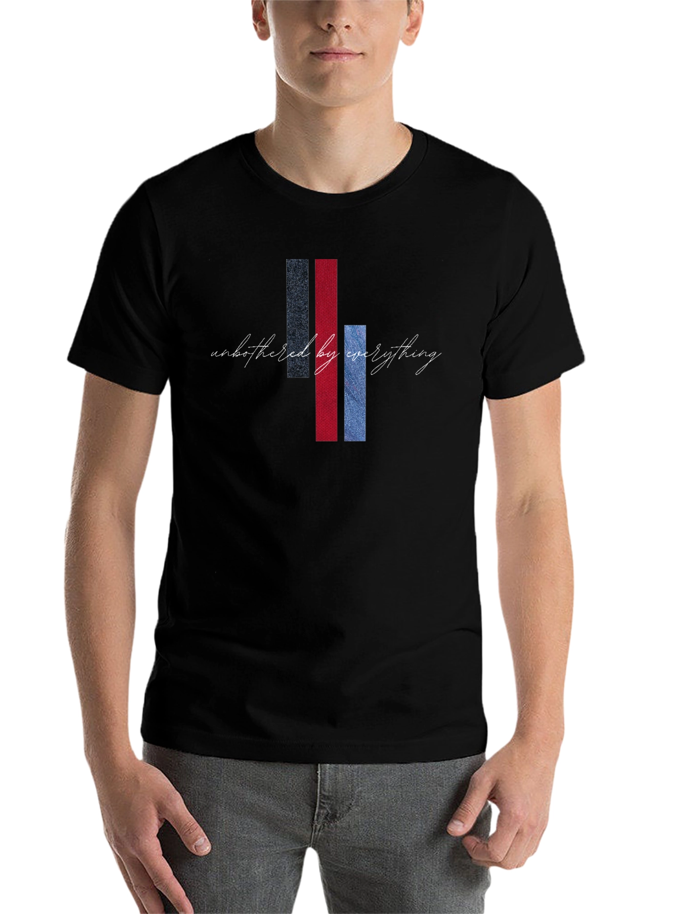 Unbothered By Everything Black T-Shirt