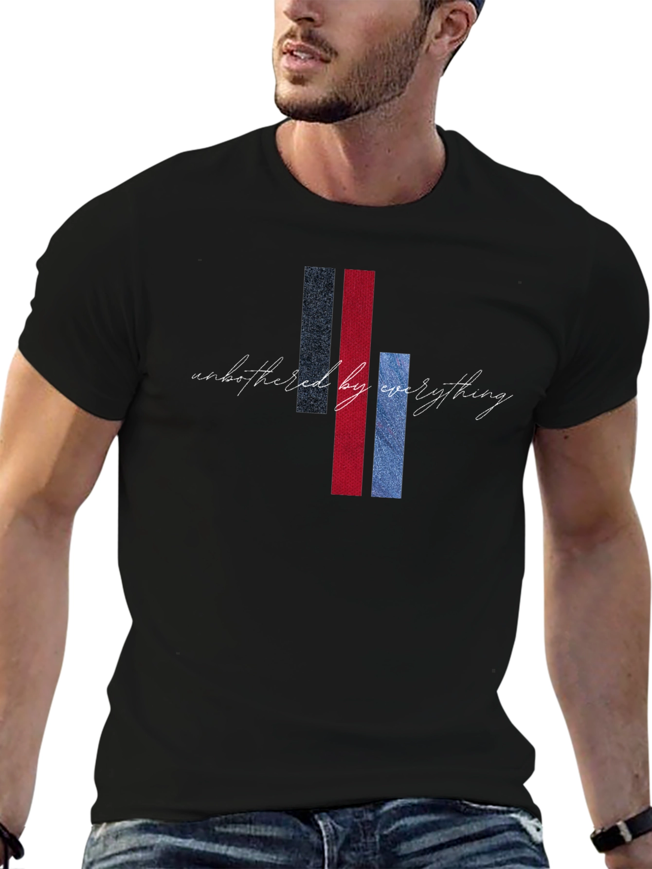 Unbothered By Everything Black T-Shirt