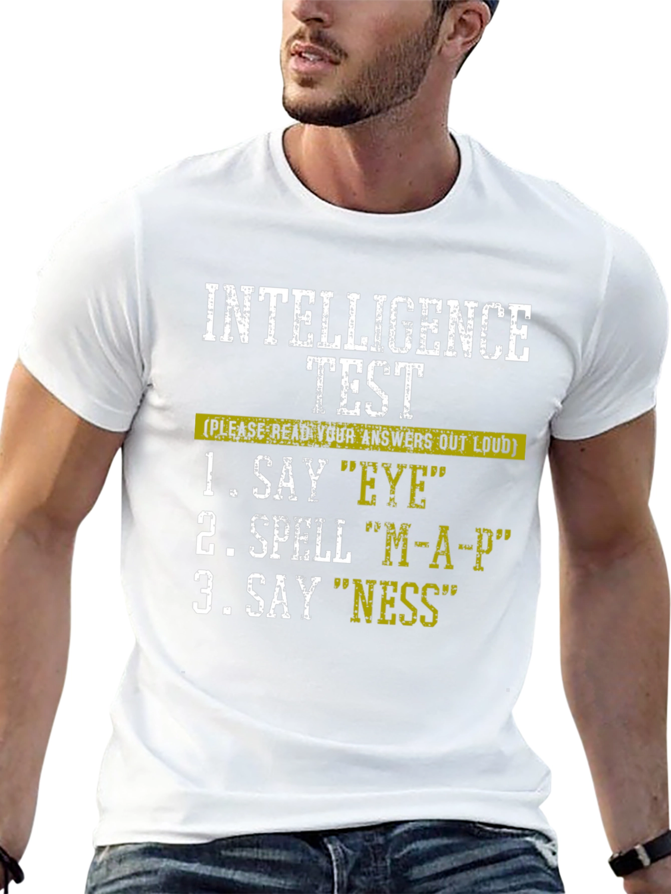 Intelligence Test T-Shirt - Funny Joke Shirt