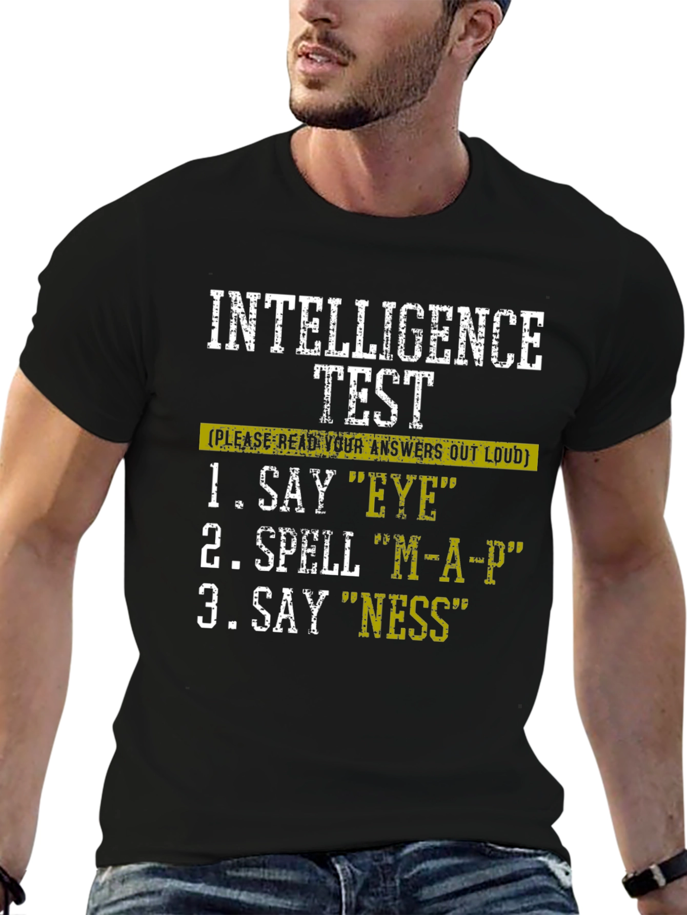 Intelligence Test T-Shirt - Funny Joke Shirt