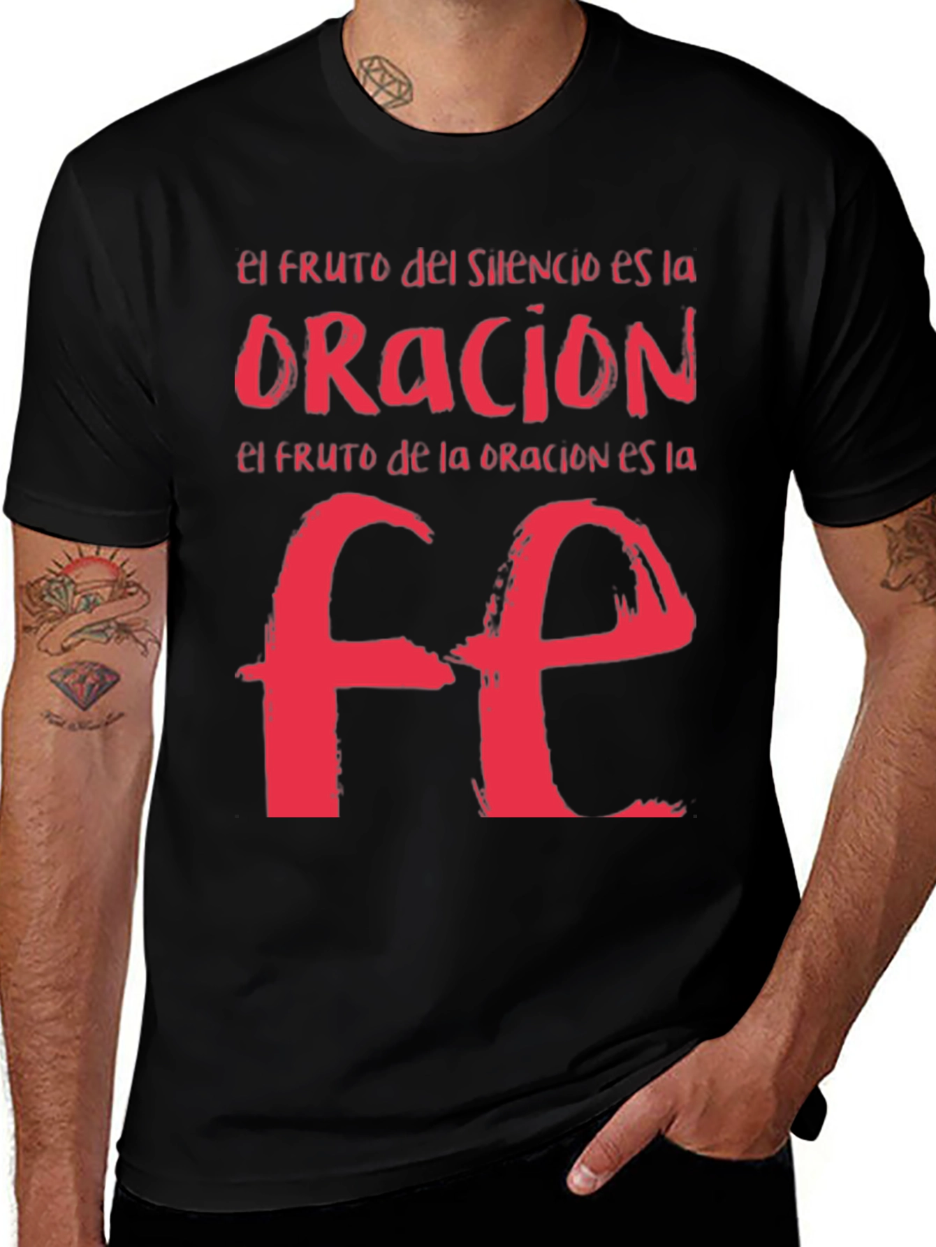 Faith Graphic Tee - Black Christian T-Shirt