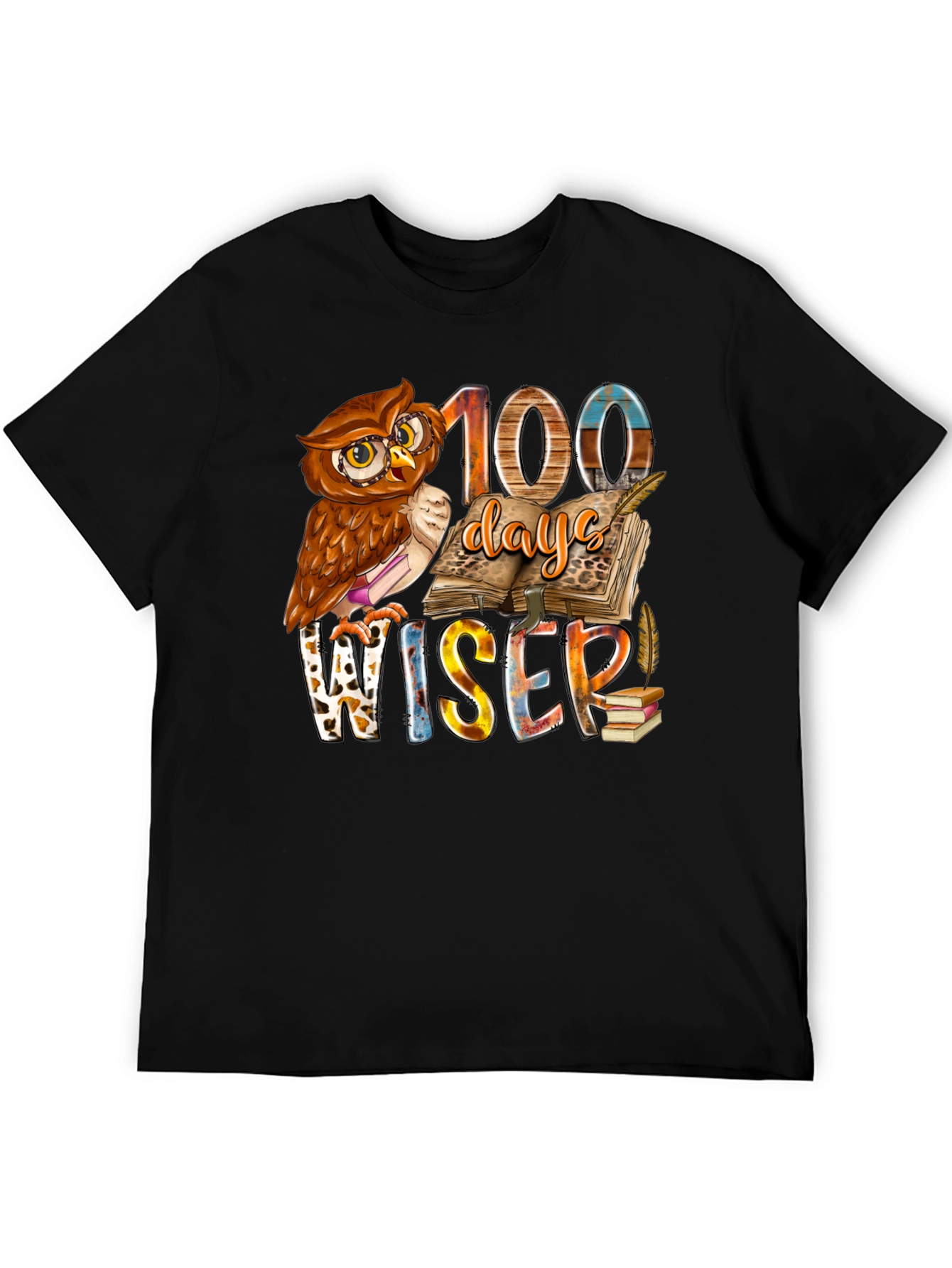 100 Days Wiser Owl T-Shirt