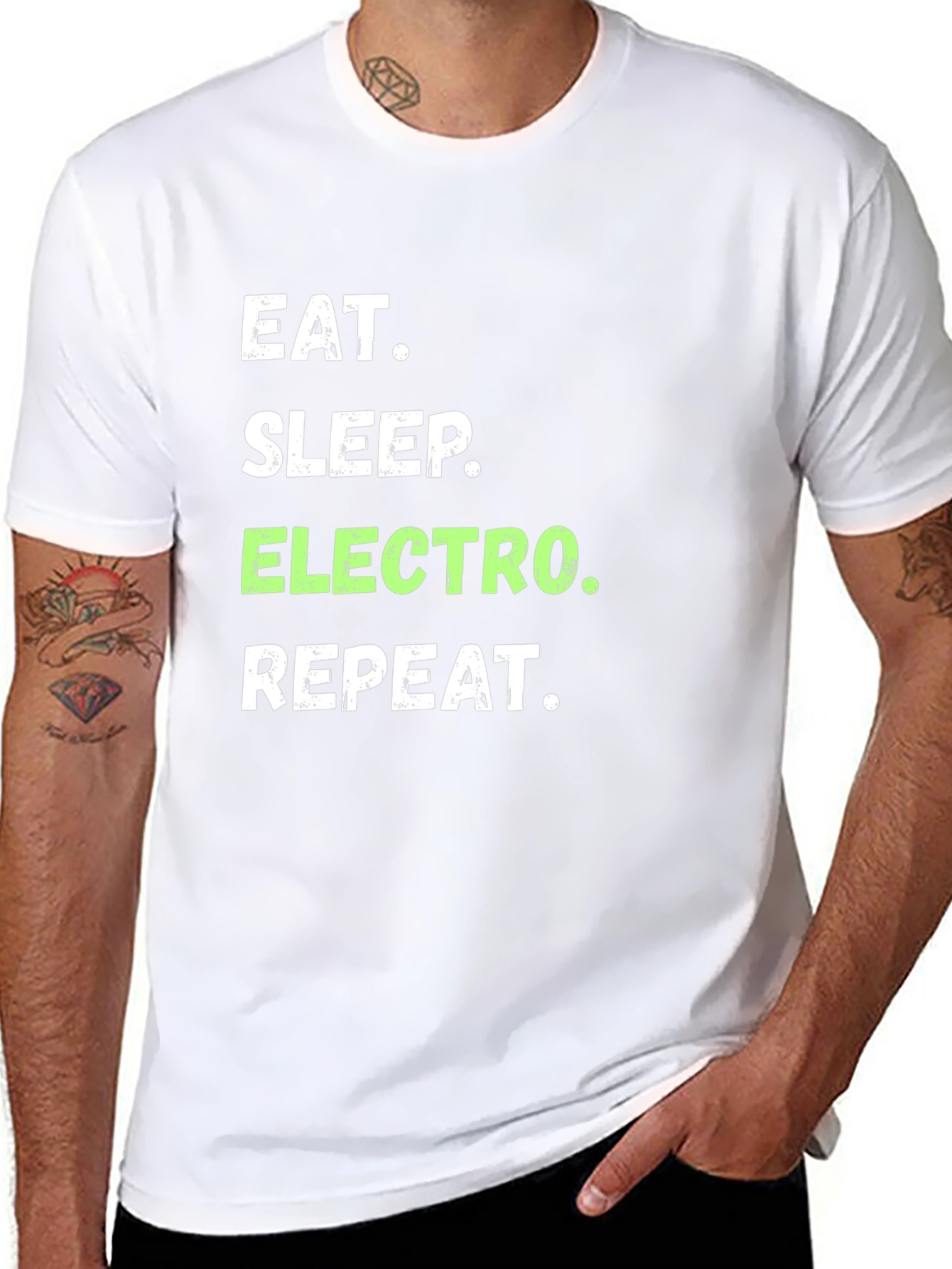 Eat Sleep Electro Repeat T-Shirt