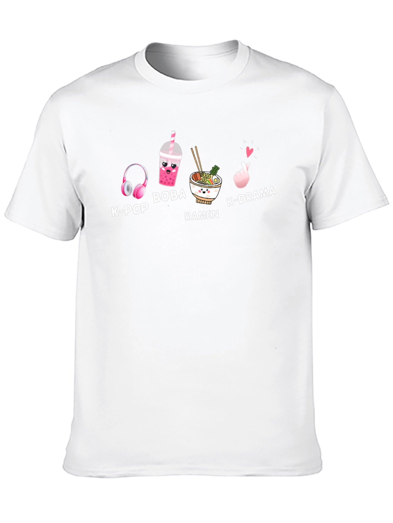 K-Pop Boba Ramen K-Drama T-Shirt