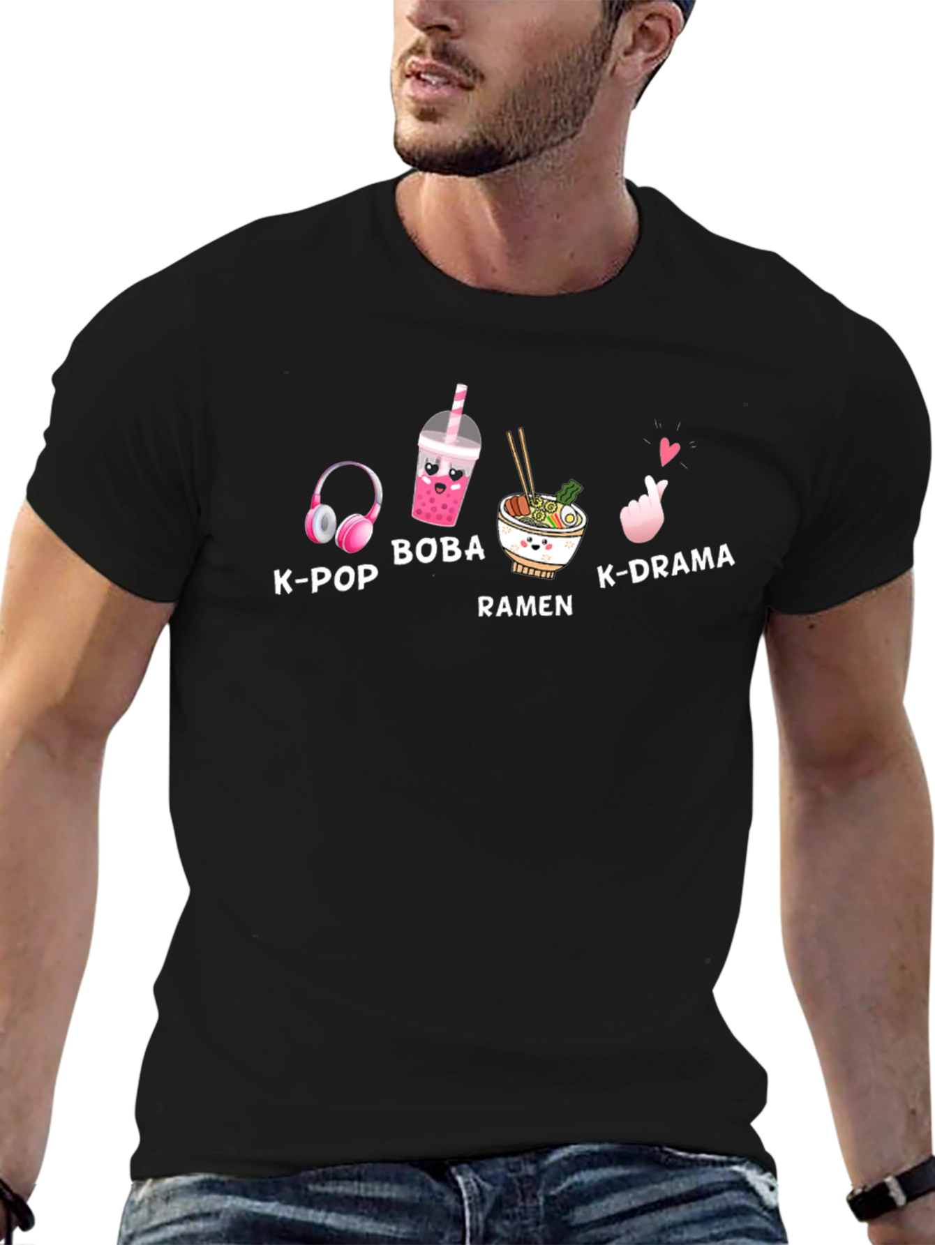 K-Pop Boba Ramen K-Drama T-Shirt