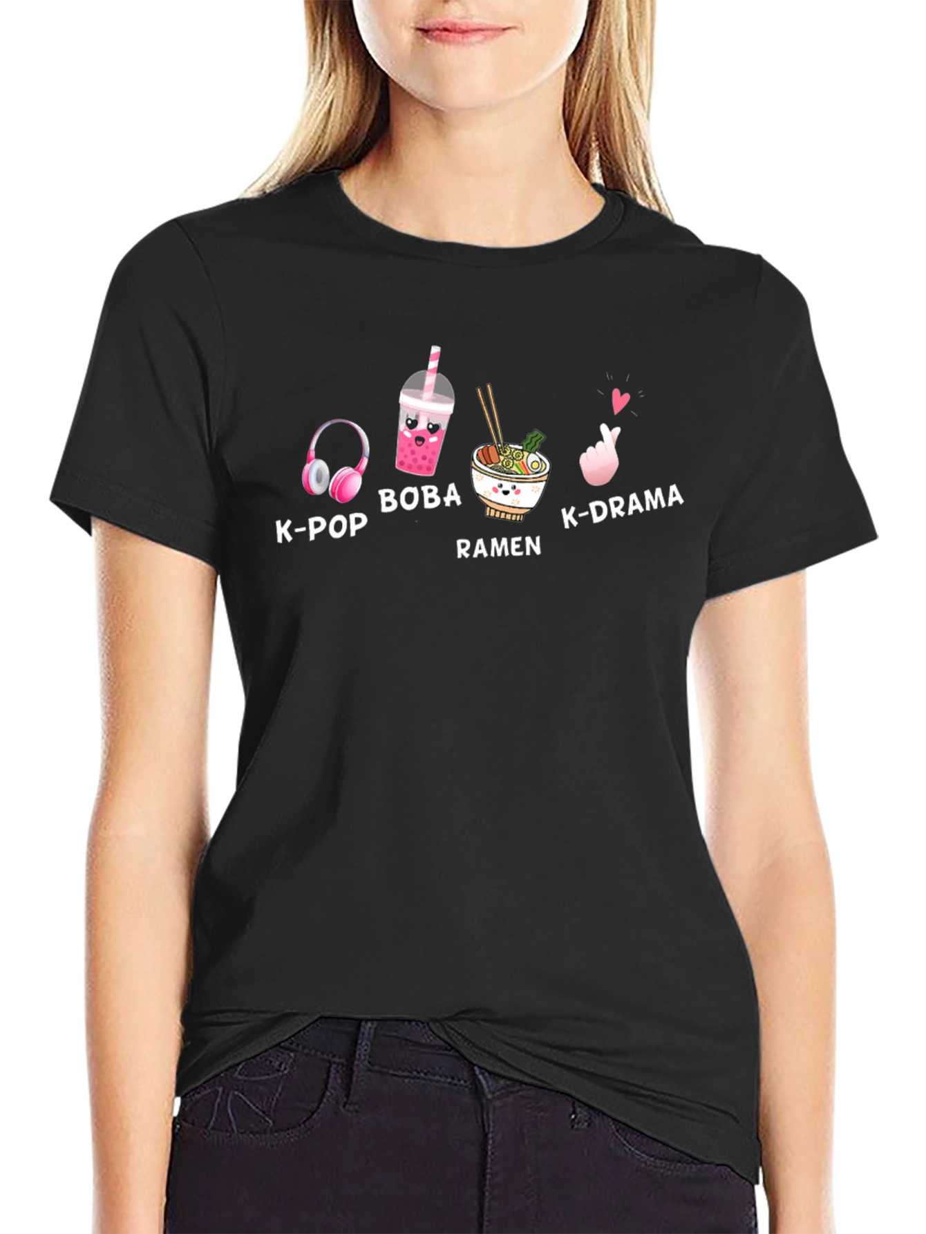 K-Pop Boba Ramen K-Drama T-Shirt