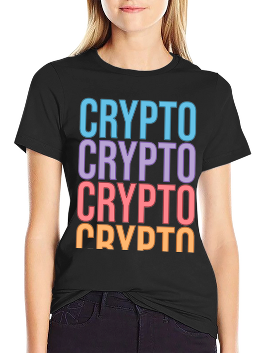 Crypto T-Shirt - Colorful Graphic Tee