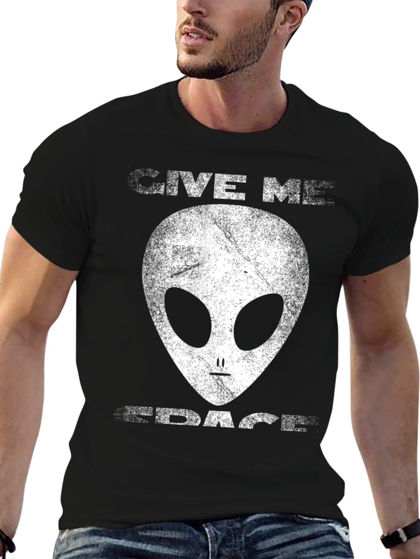 Give Me Space Alien Graphic T-Shirt