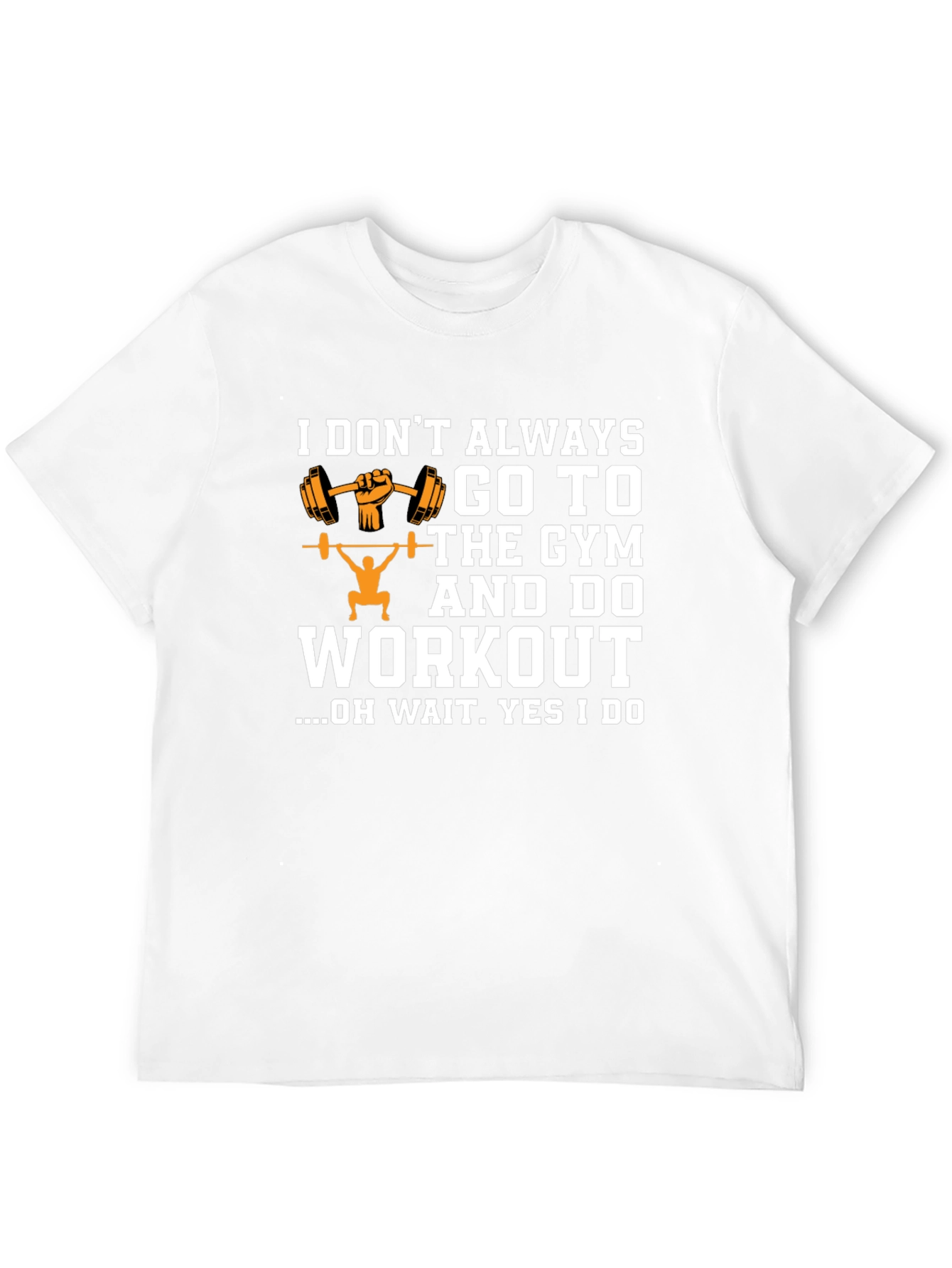 Gym Workout Graphic T-Shirt - Black