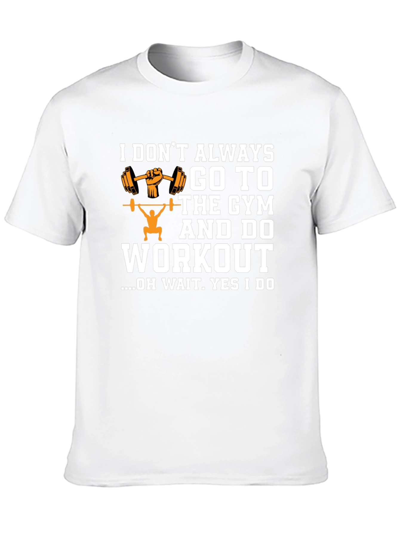 Gym Workout Graphic T-Shirt - Black