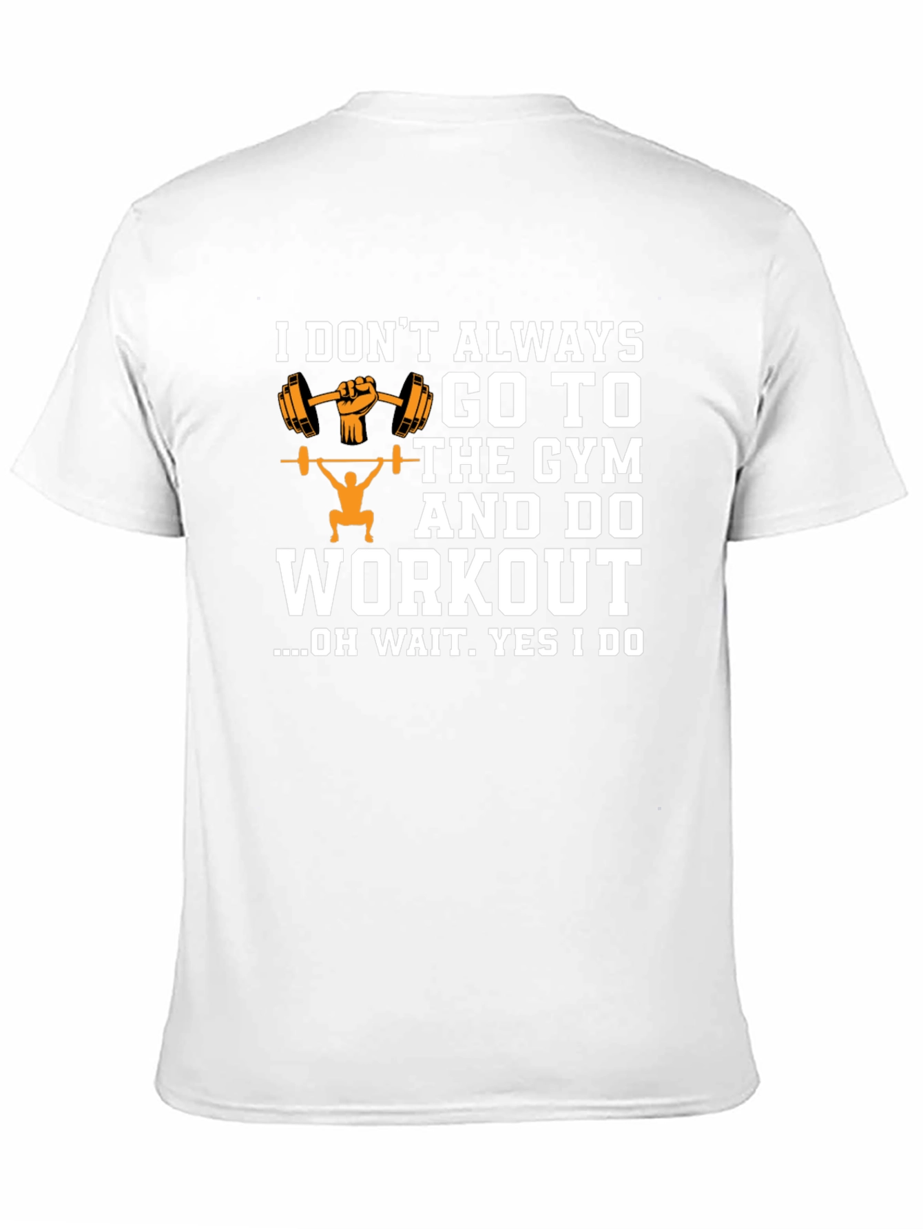 Gym Workout Graphic T-Shirt - Black