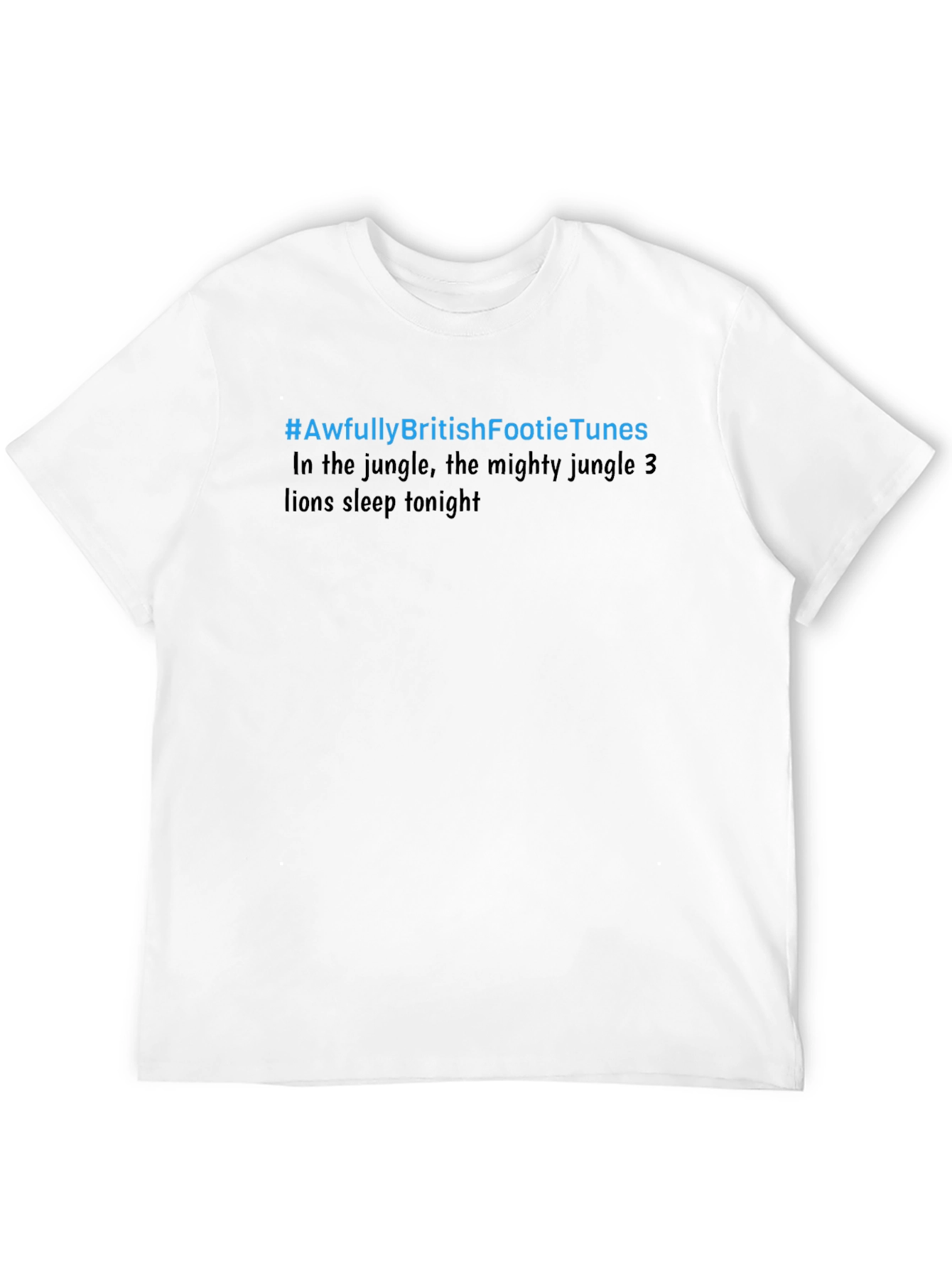 Awfully British Footie Tunes T-Shirt