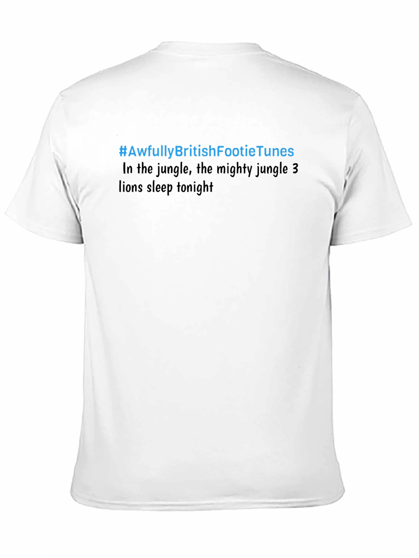 Awfully British Footie Tunes T-Shirt
