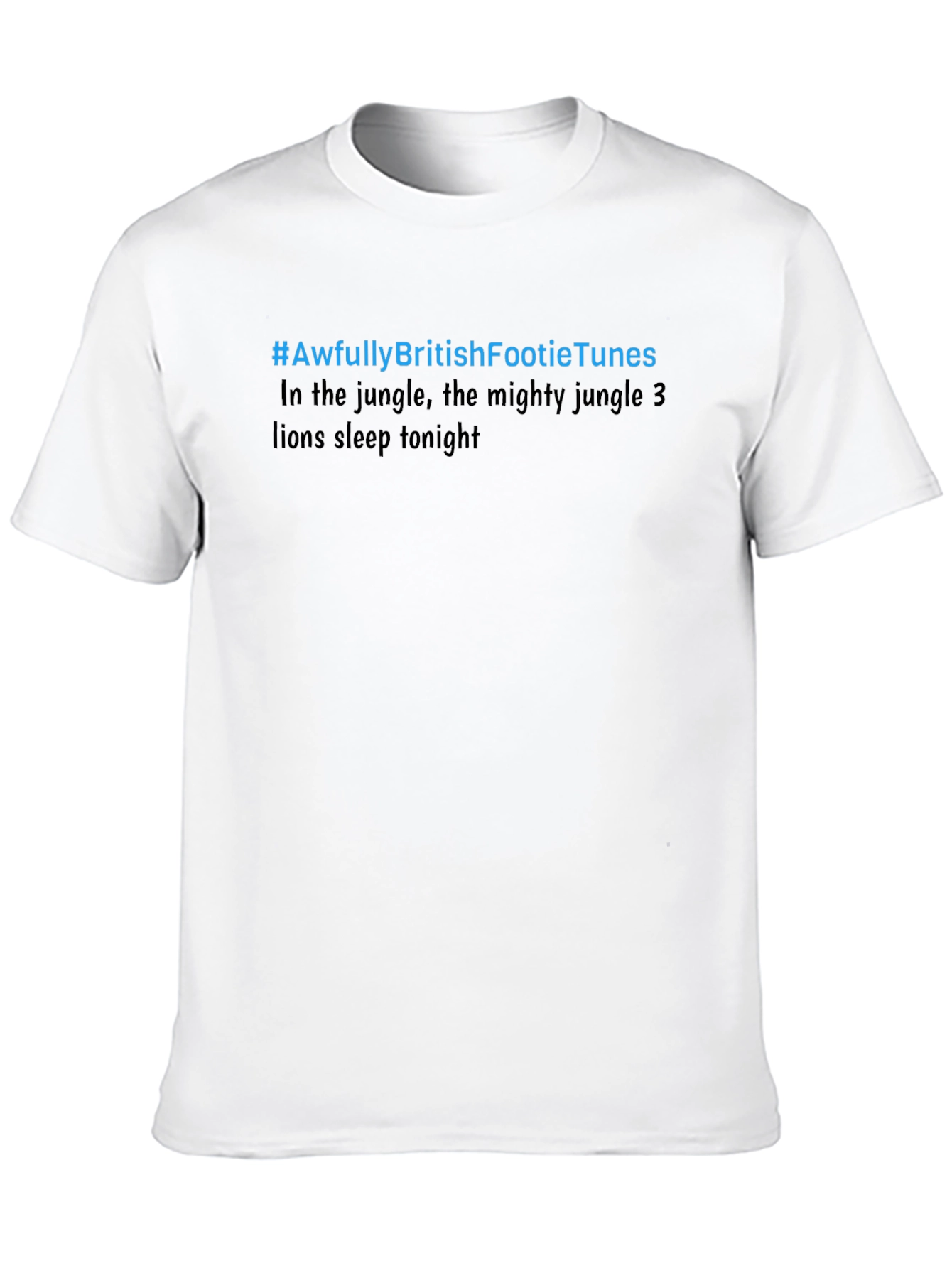 Awfully British Footie Tunes T-Shirt