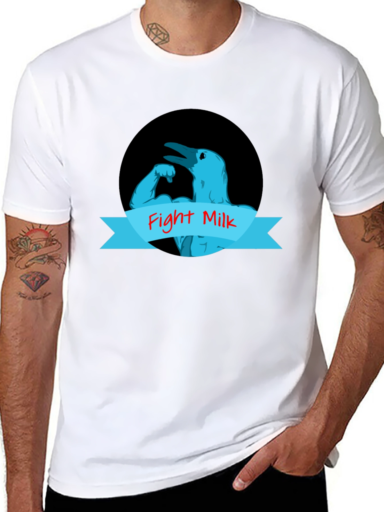 Fight Milk Crow T-Shirt