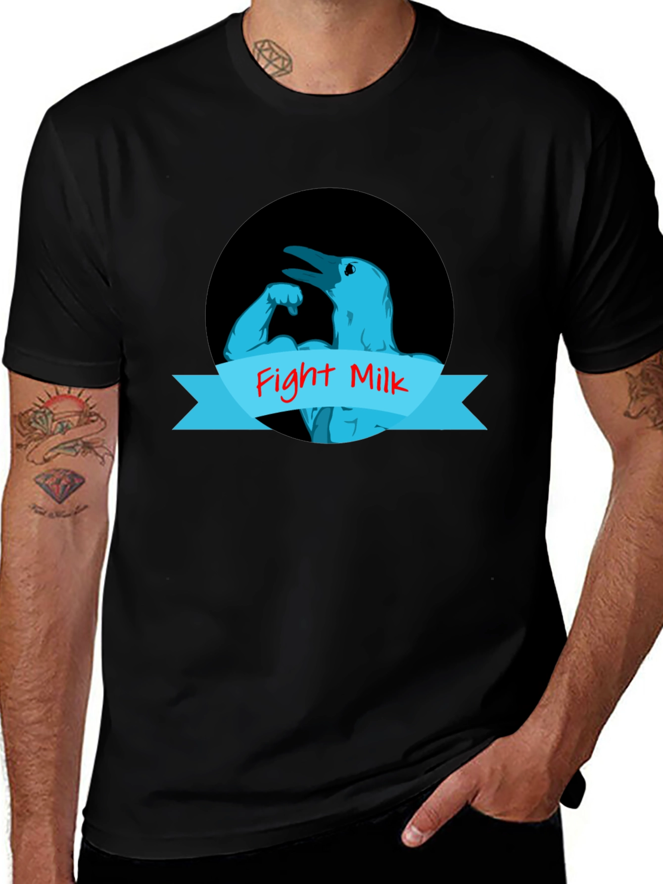 Fight Milk Crow T-Shirt