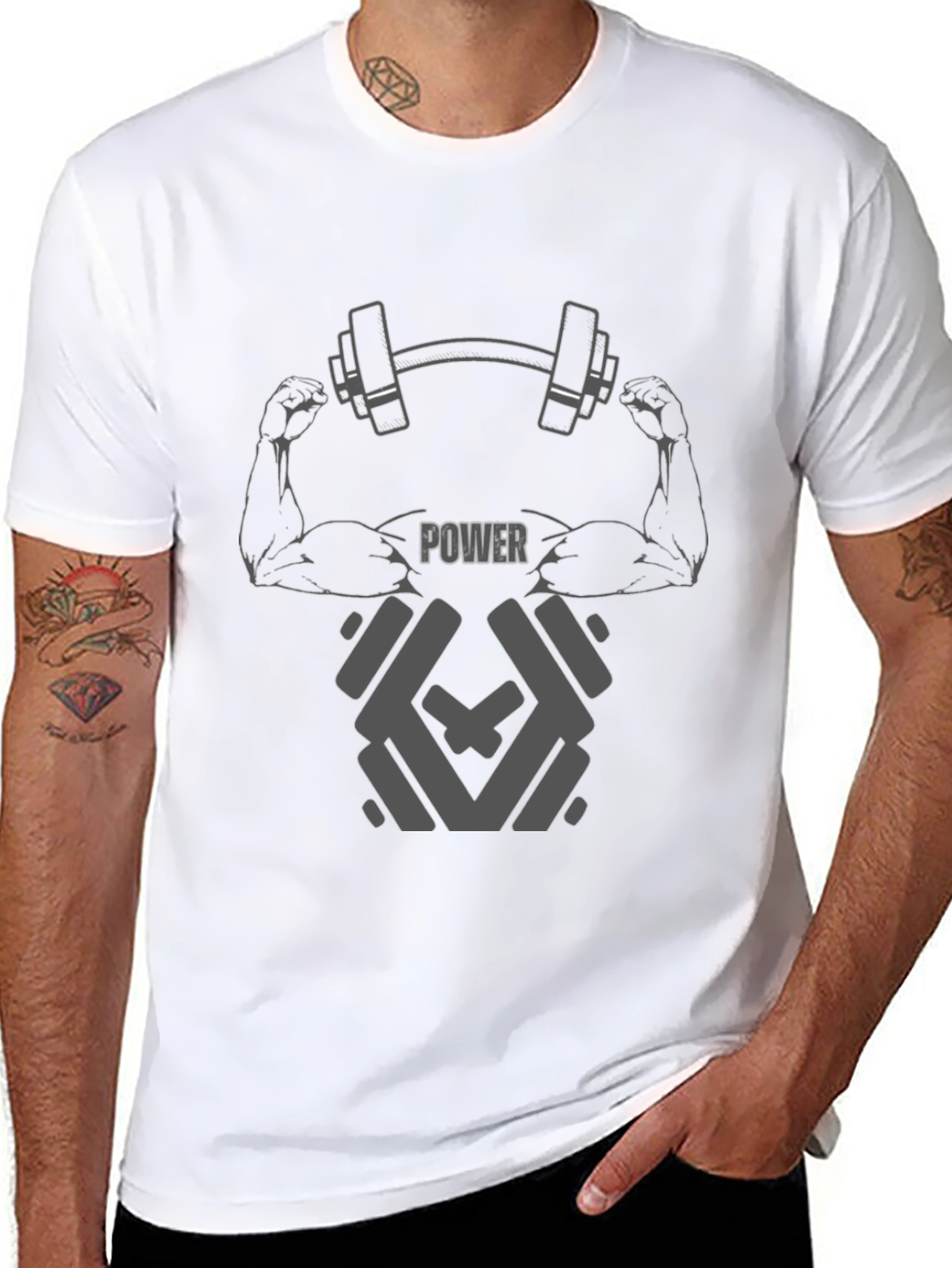 Power Graphic T-Shirt - Gym & Fitness Apparel