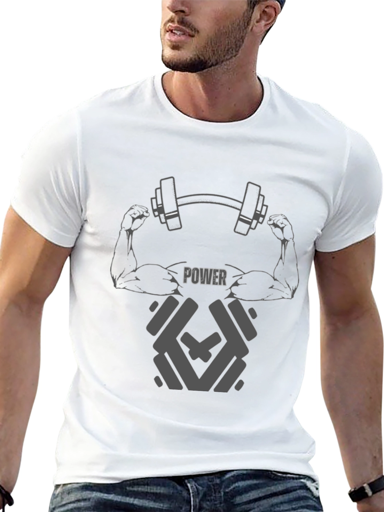 Power Graphic T-Shirt - Gym & Fitness Apparel