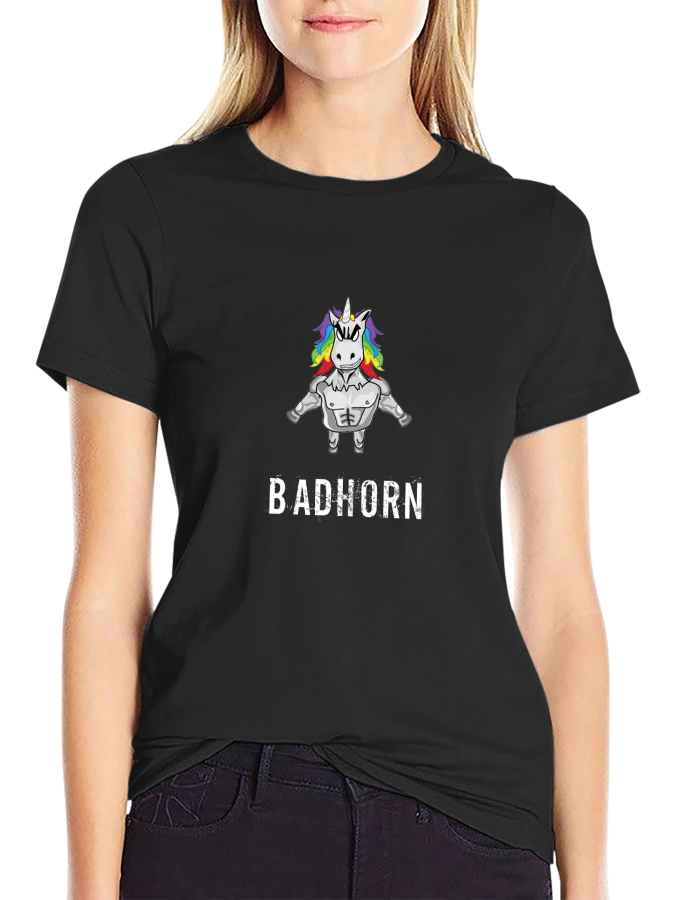 Badhorn Unicorn Graphic T-Shirt