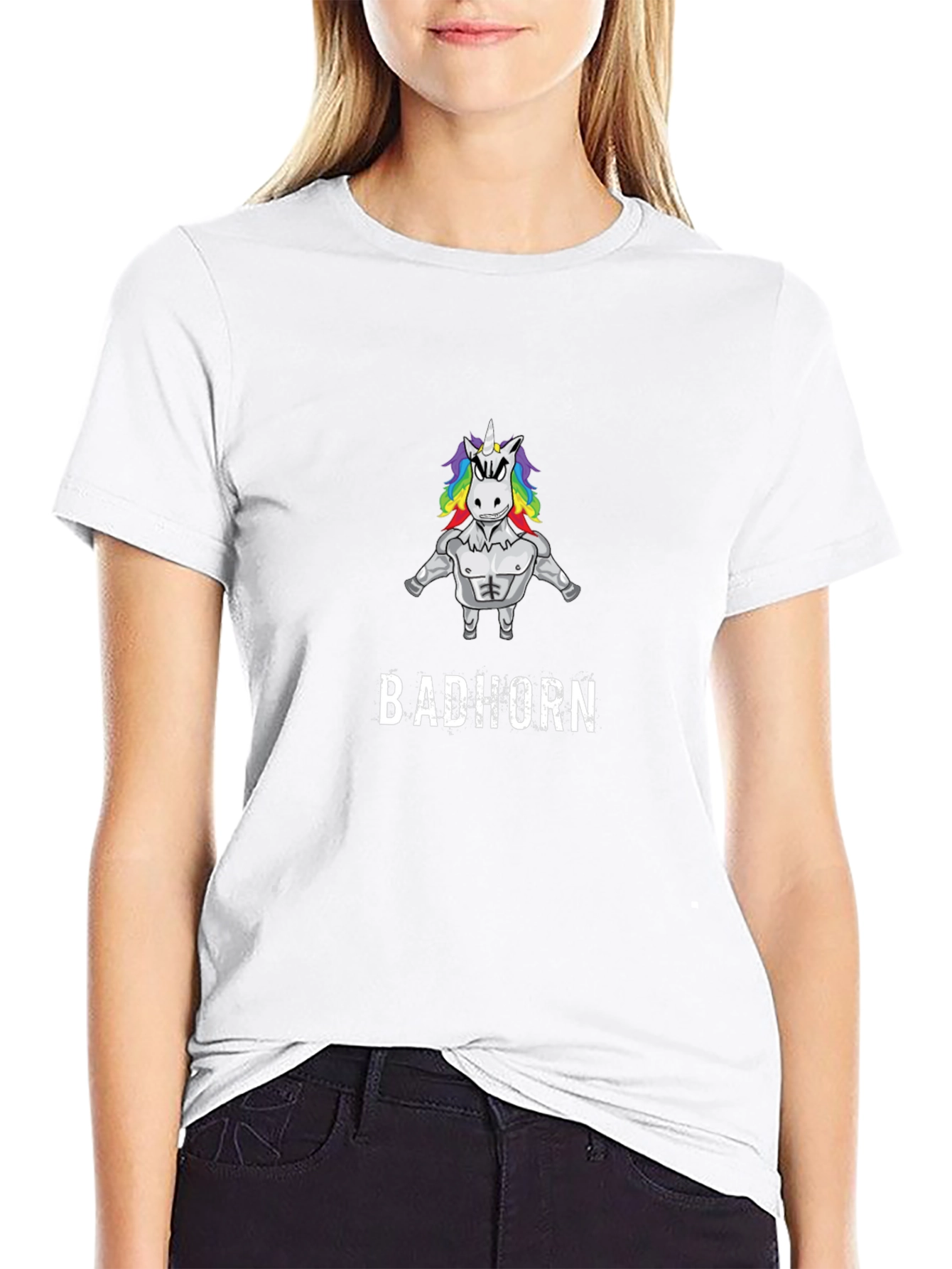 Badhorn Unicorn Graphic T-Shirt