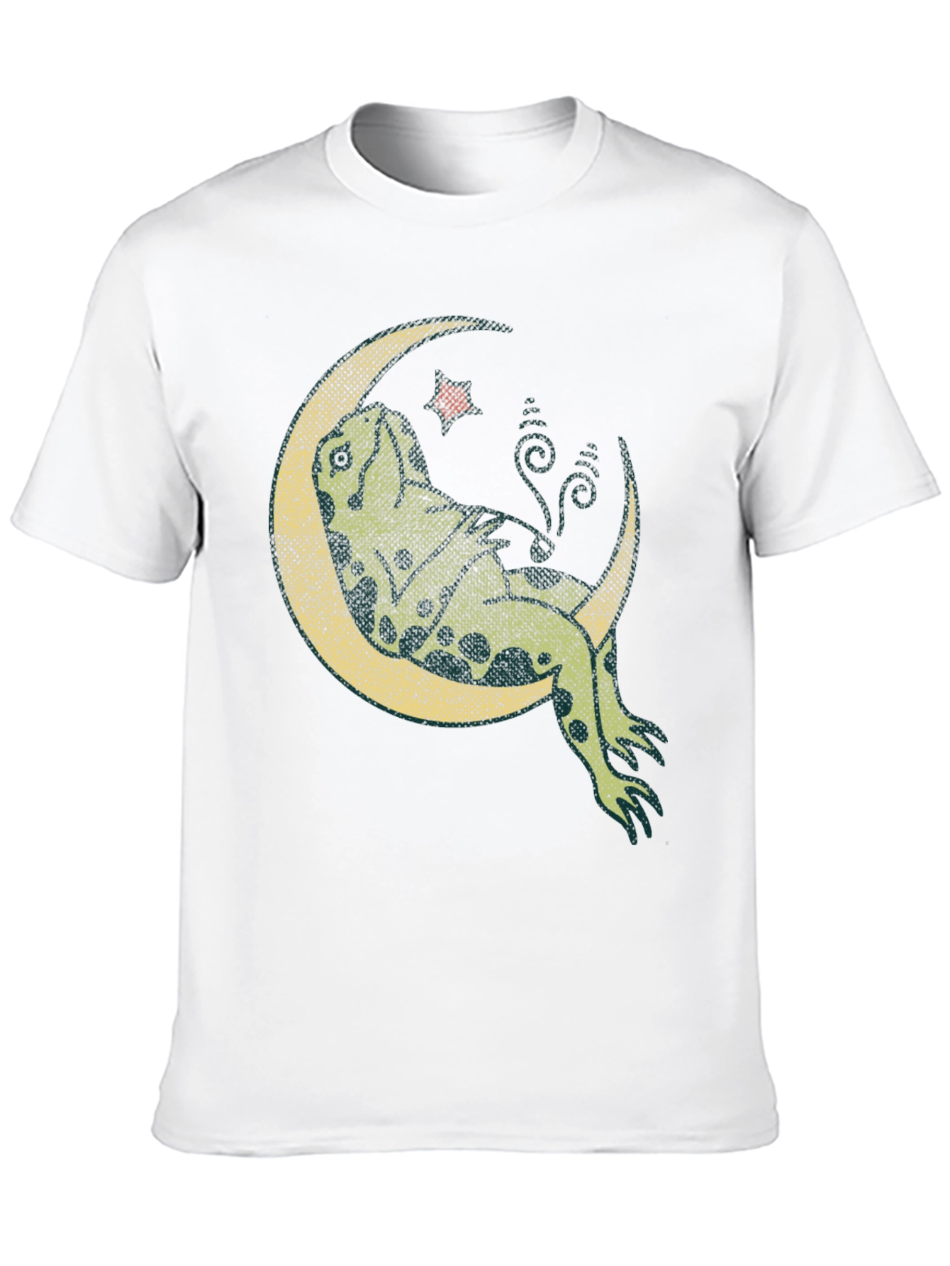 Frog on Moon Graphic T-Shirt - Relaxed Fit
