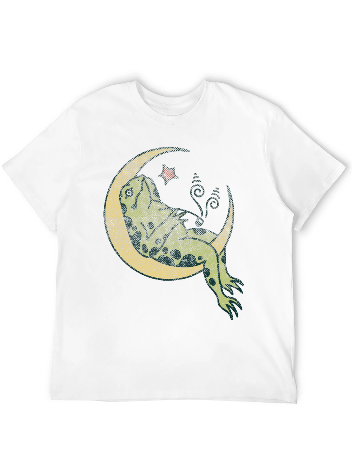 Frog on Moon Graphic T-Shirt - Relaxed Fit