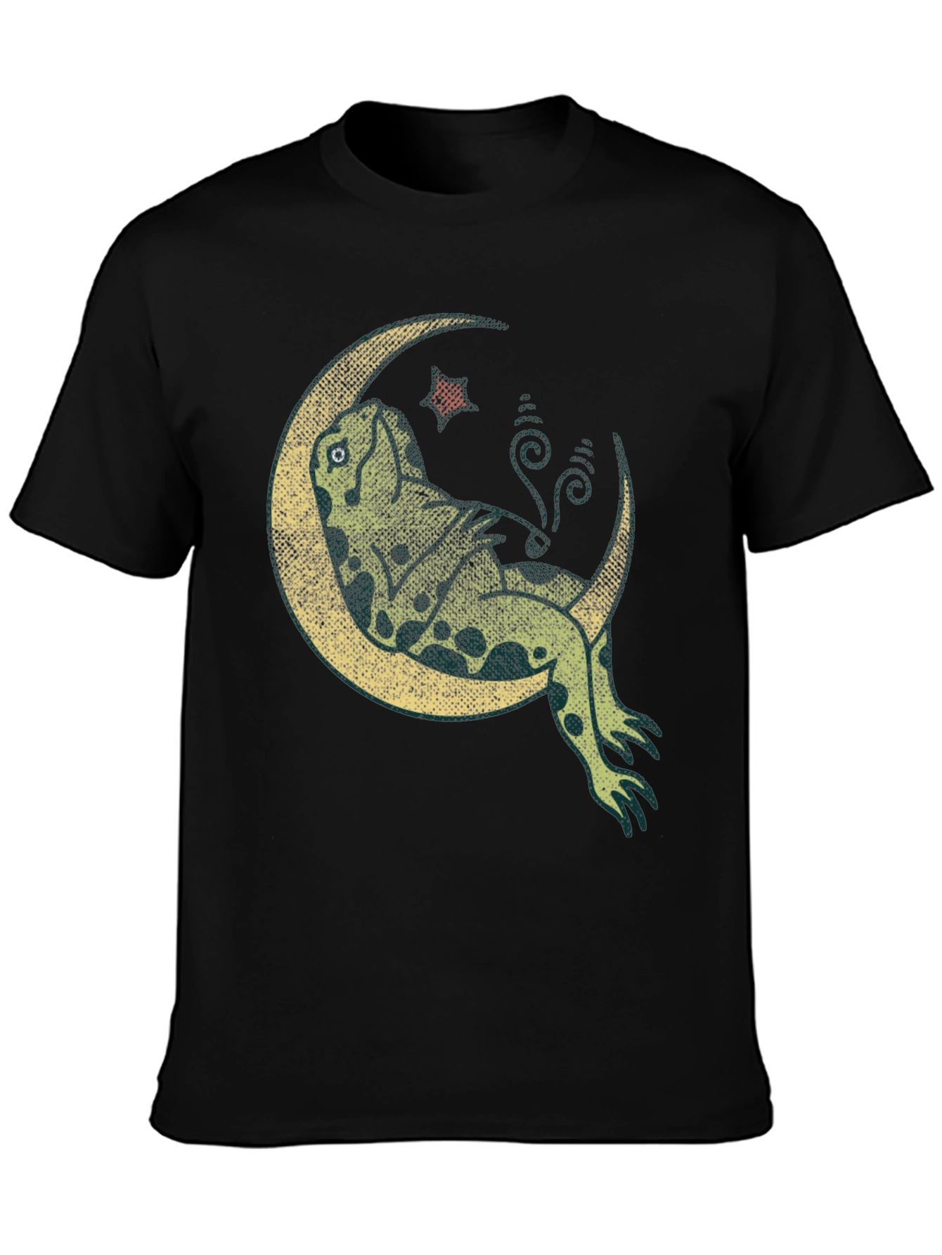 Frog on Moon Graphic T-Shirt - Relaxed Fit