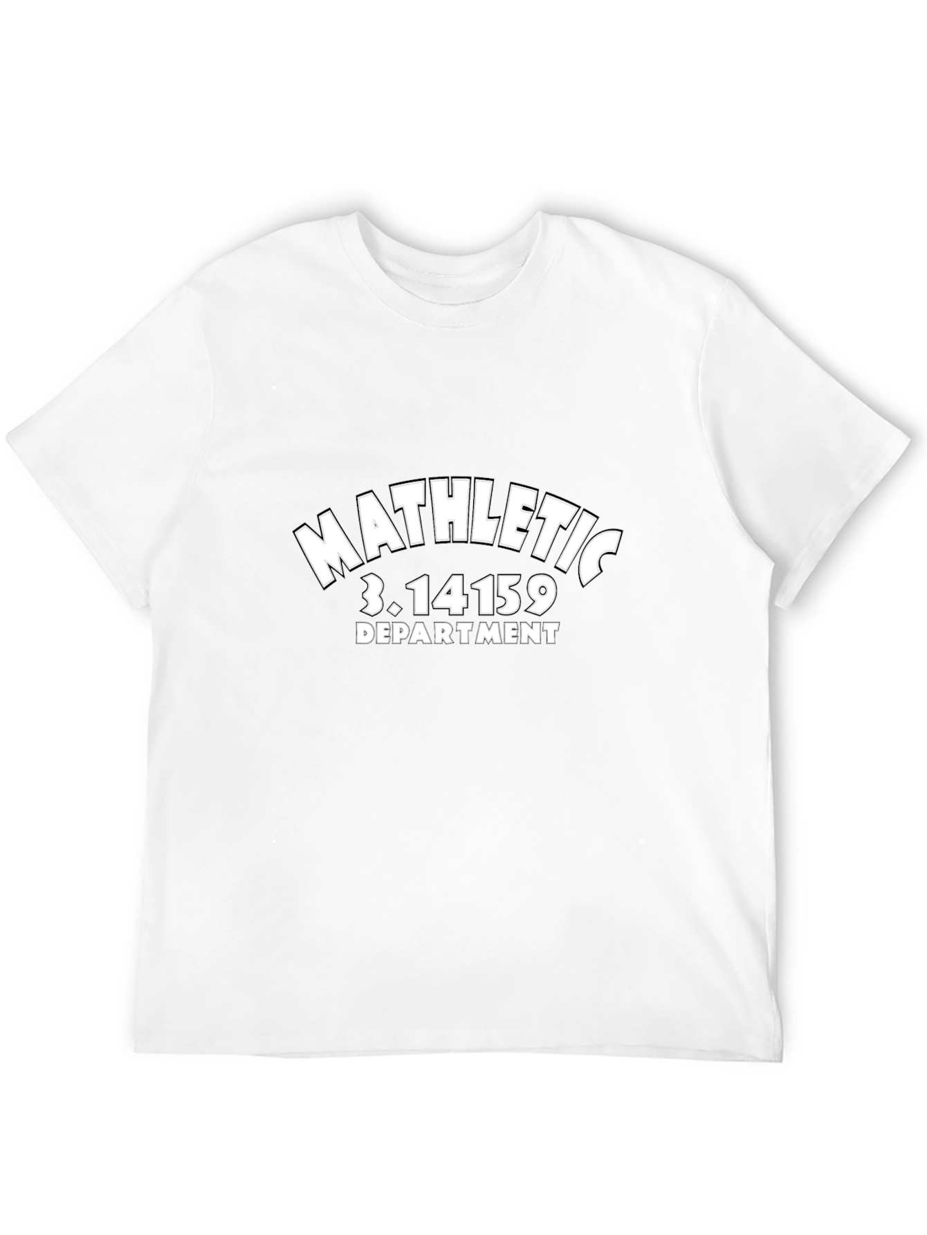 Mathletic 3.14159 Department Black T-Shirt