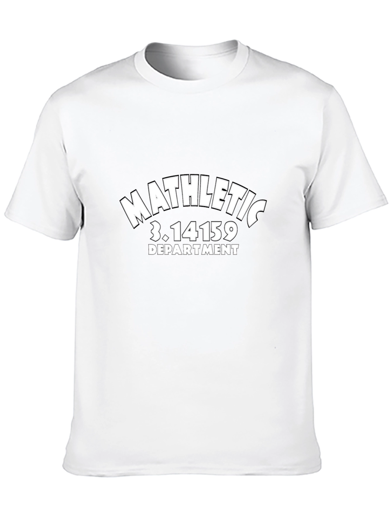 Mathletic 3.14159 Department Black T-Shirt