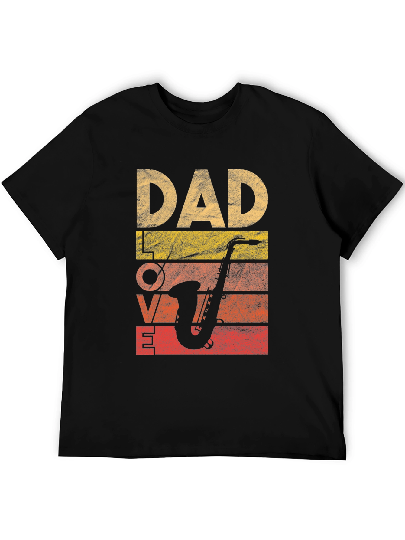 Dad Saxophone Graphic T-Shirt