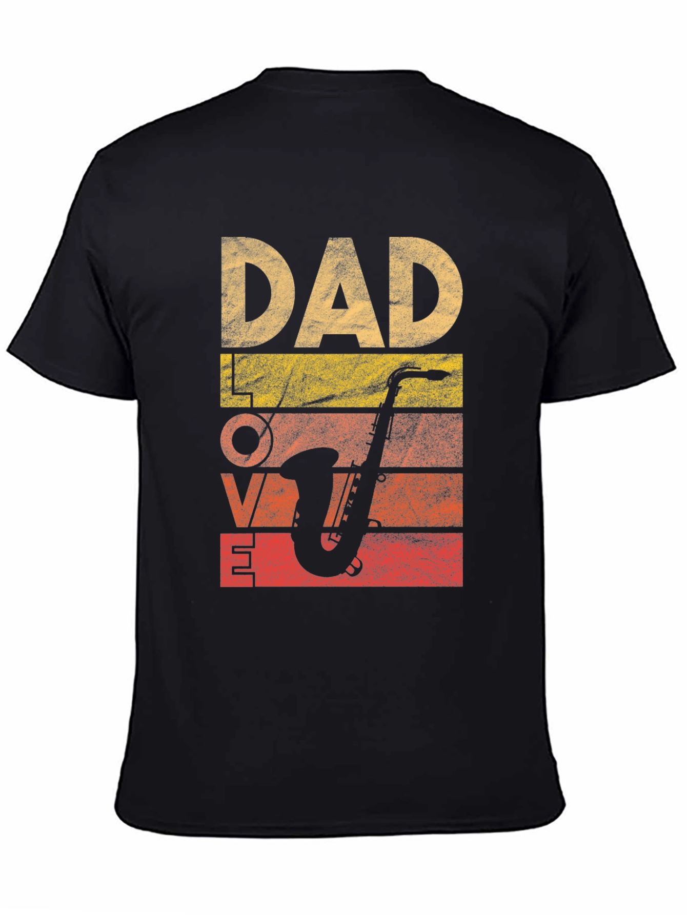 Dad Saxophone Graphic T-Shirt