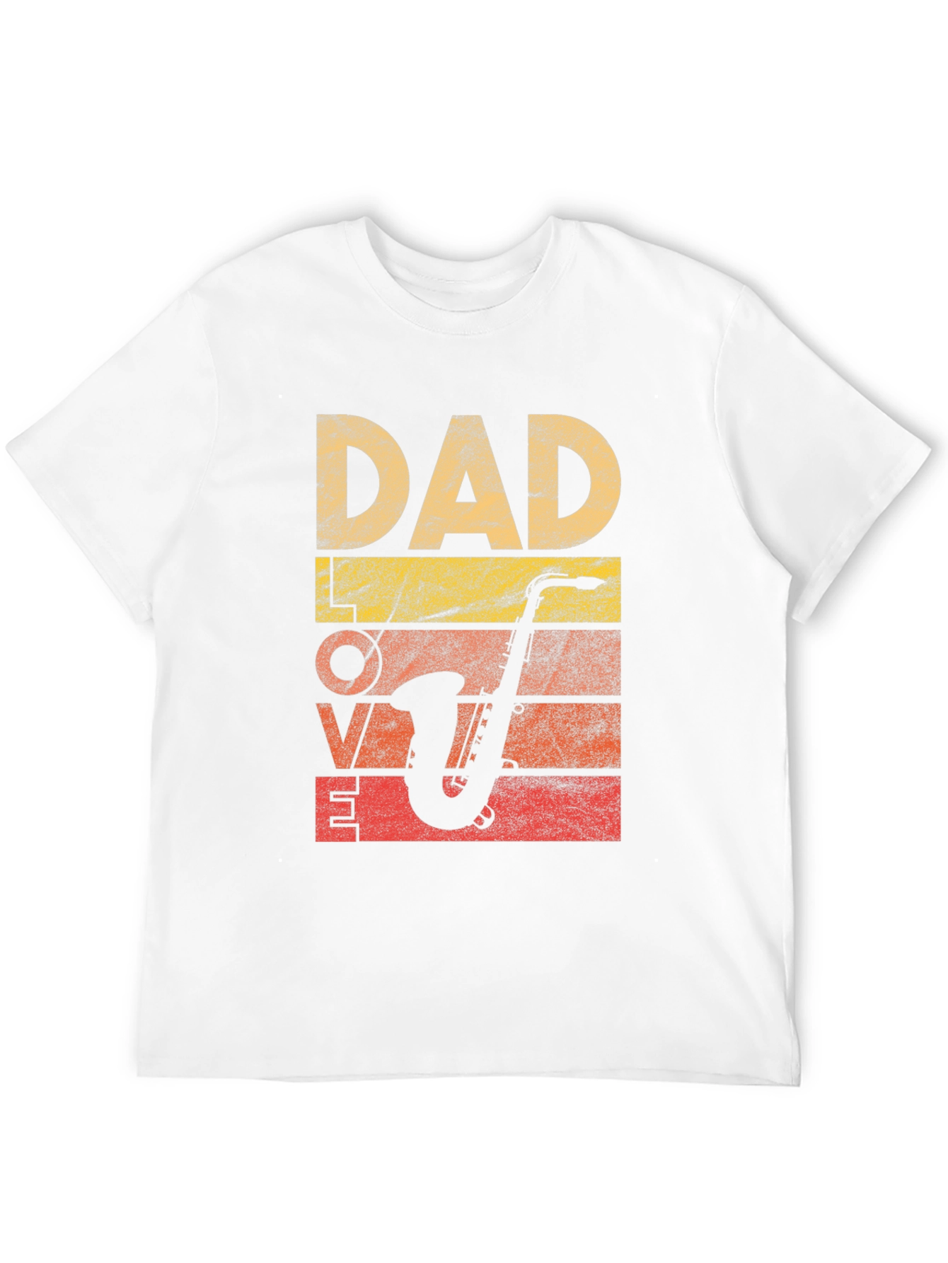 Dad Saxophone Graphic T-Shirt