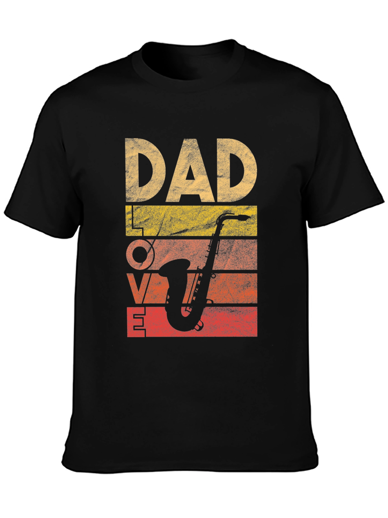 Dad Saxophone Graphic T-Shirt
