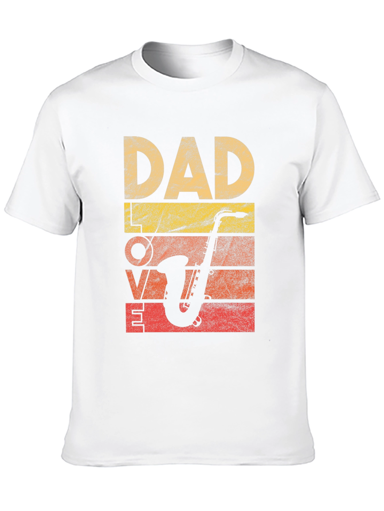 Dad Saxophone Graphic T-Shirt