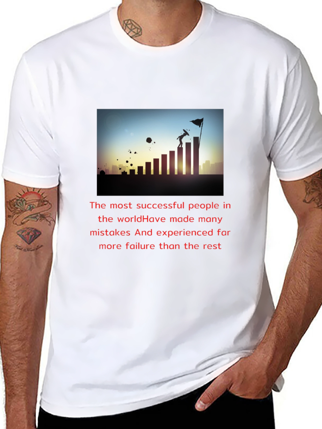 Motivational Success T-Shirt - Black