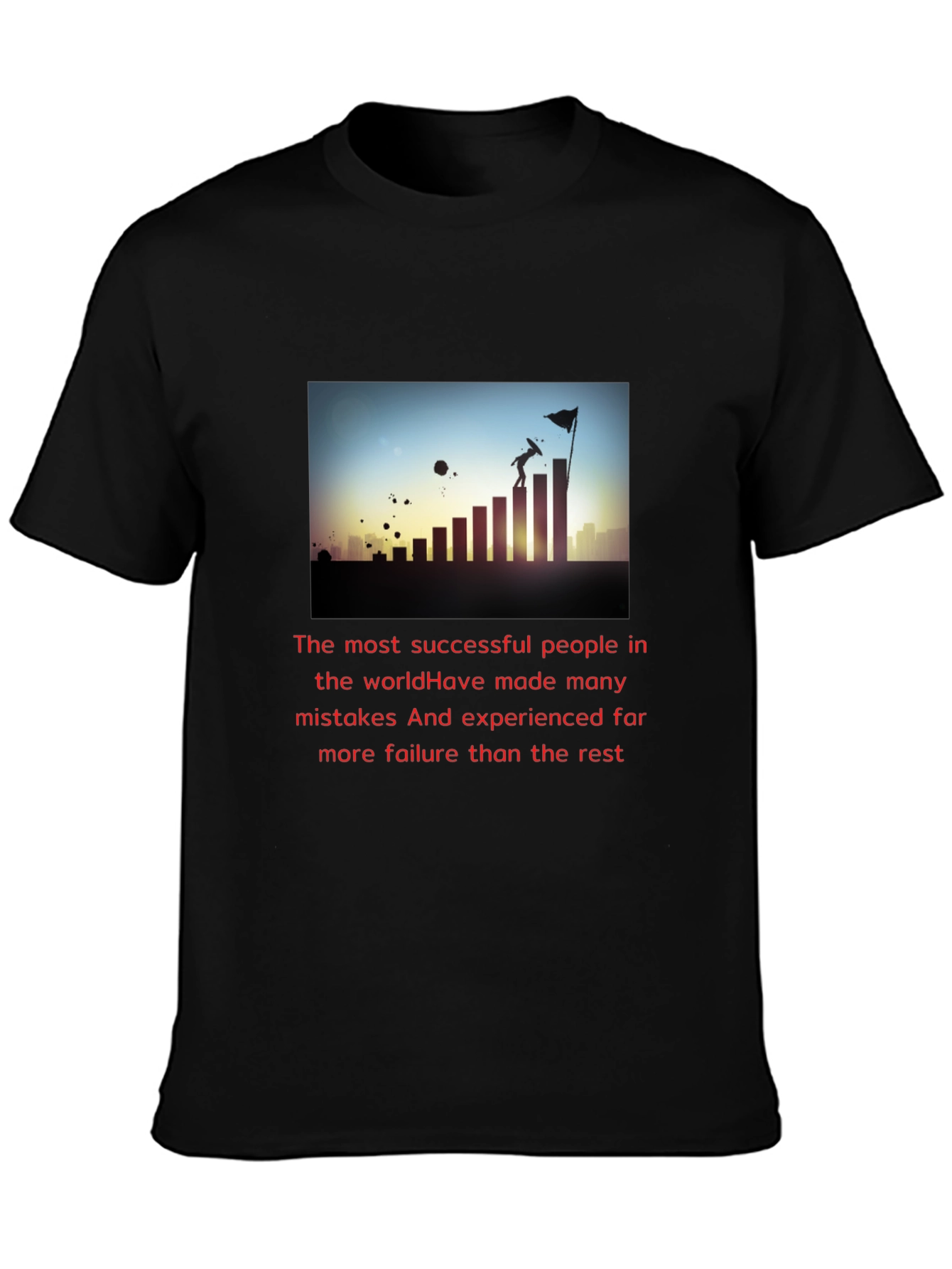 Motivational Success T-Shirt - Black