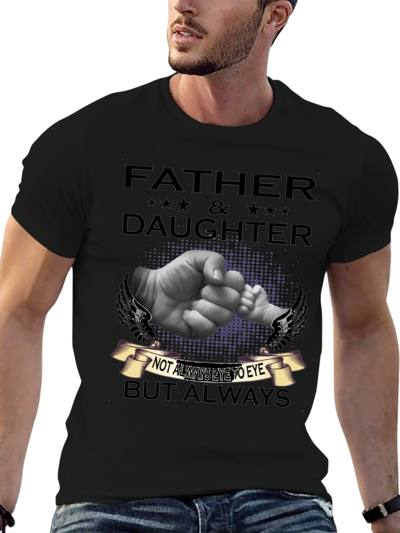 Father & Daughter T-Shirt - Always Connected