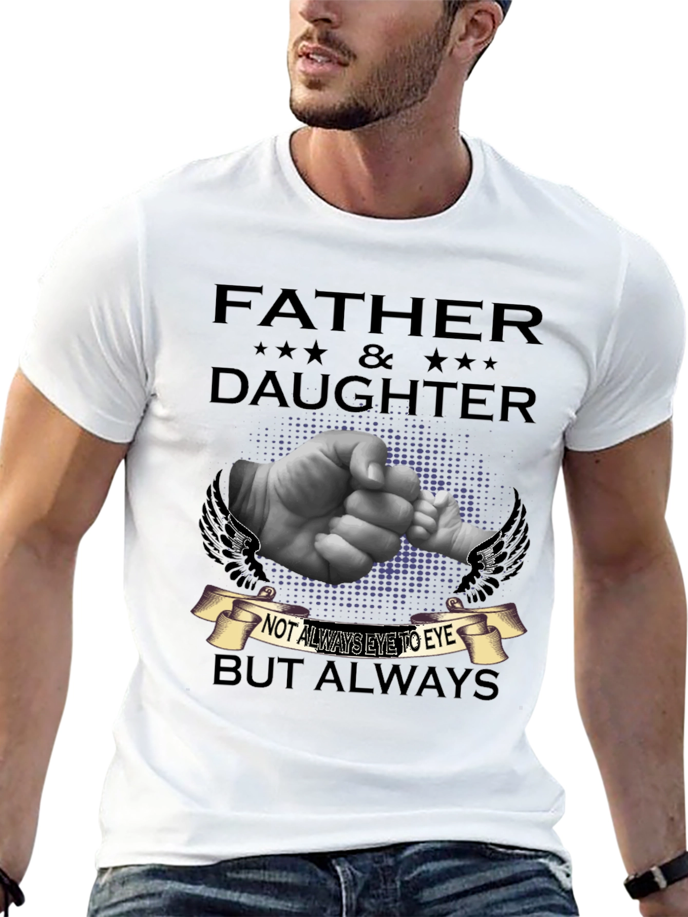 Father & Daughter T-Shirt - Always Connected