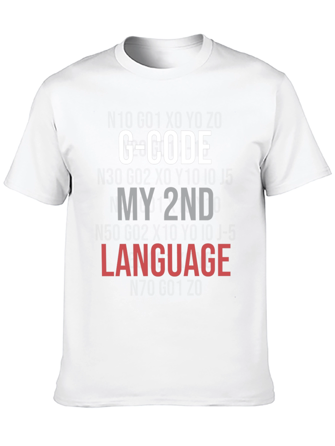 G-Code My 2nd Language Black T-Shirt
