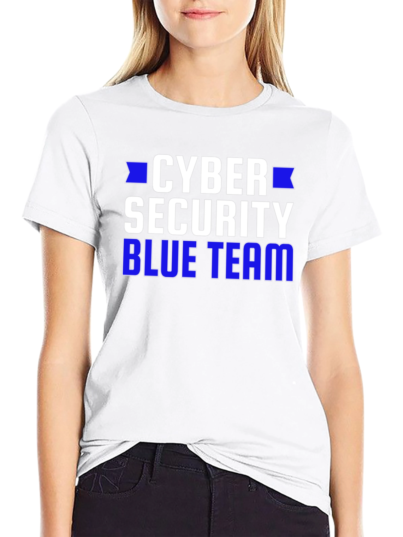Cyber Security Blue Team Graphic T-Shirt
