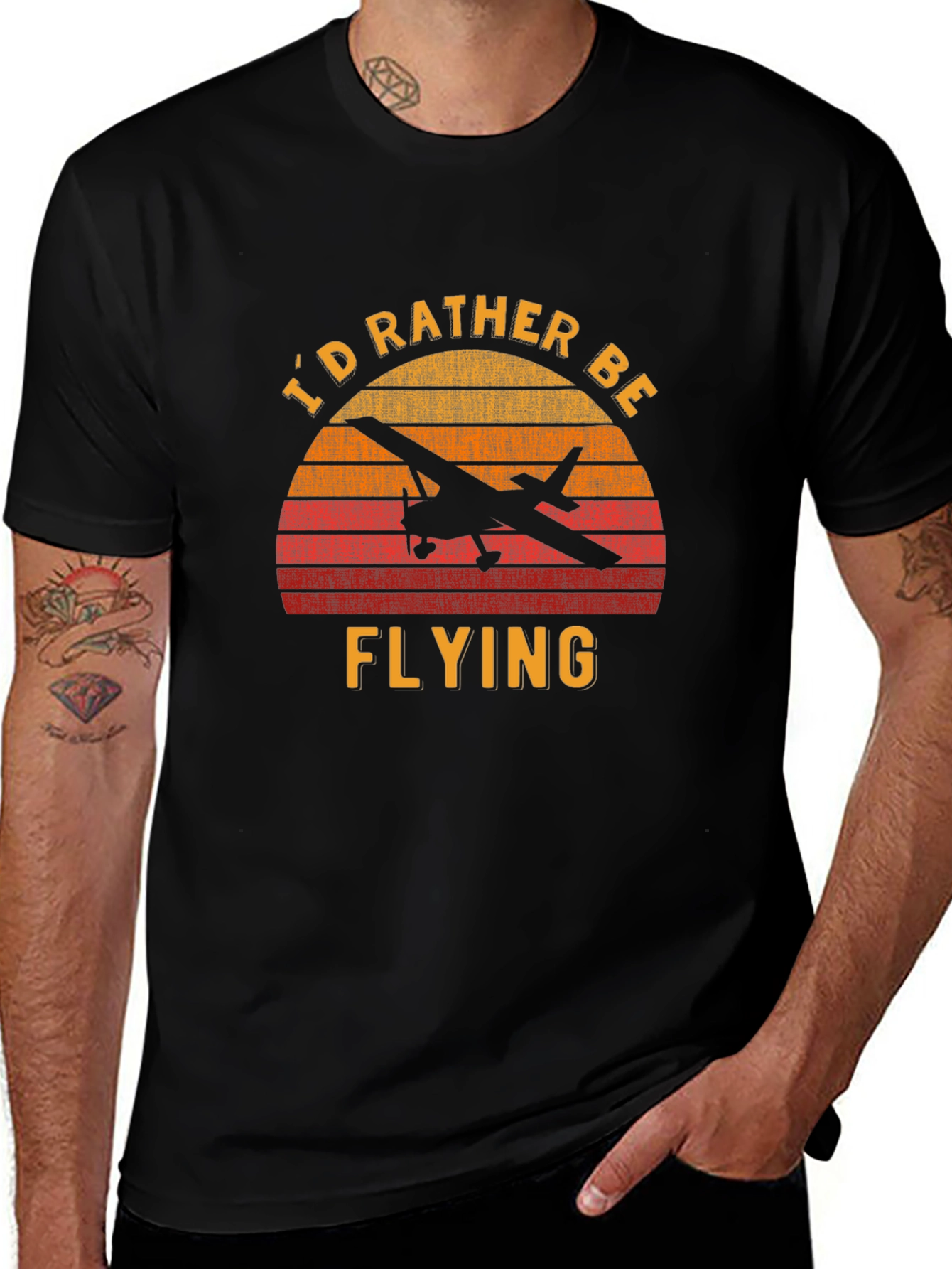 Id Rather Be Flying T-Shirt