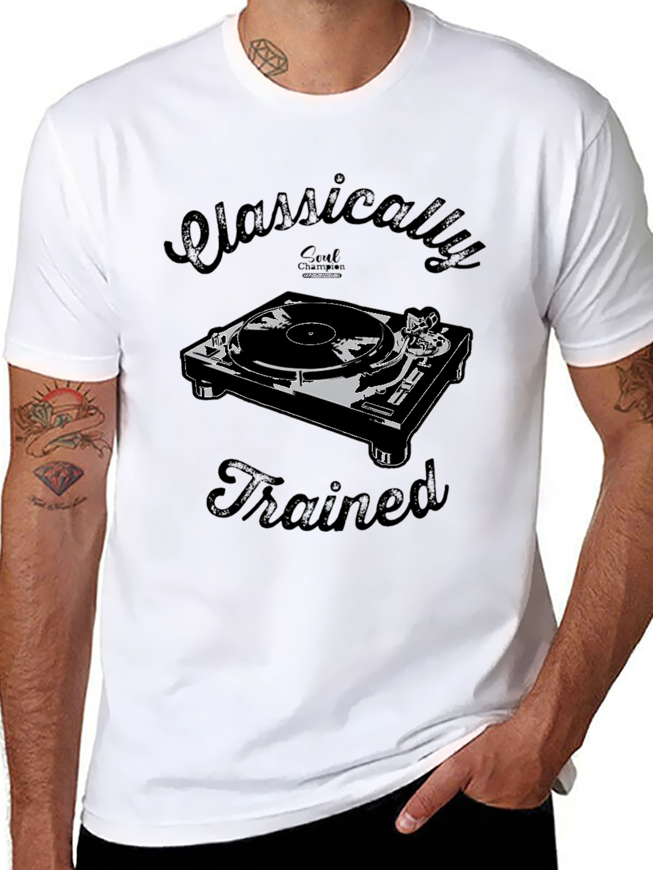 Classically Trained DJ Turntable Graphic T-Shirt
