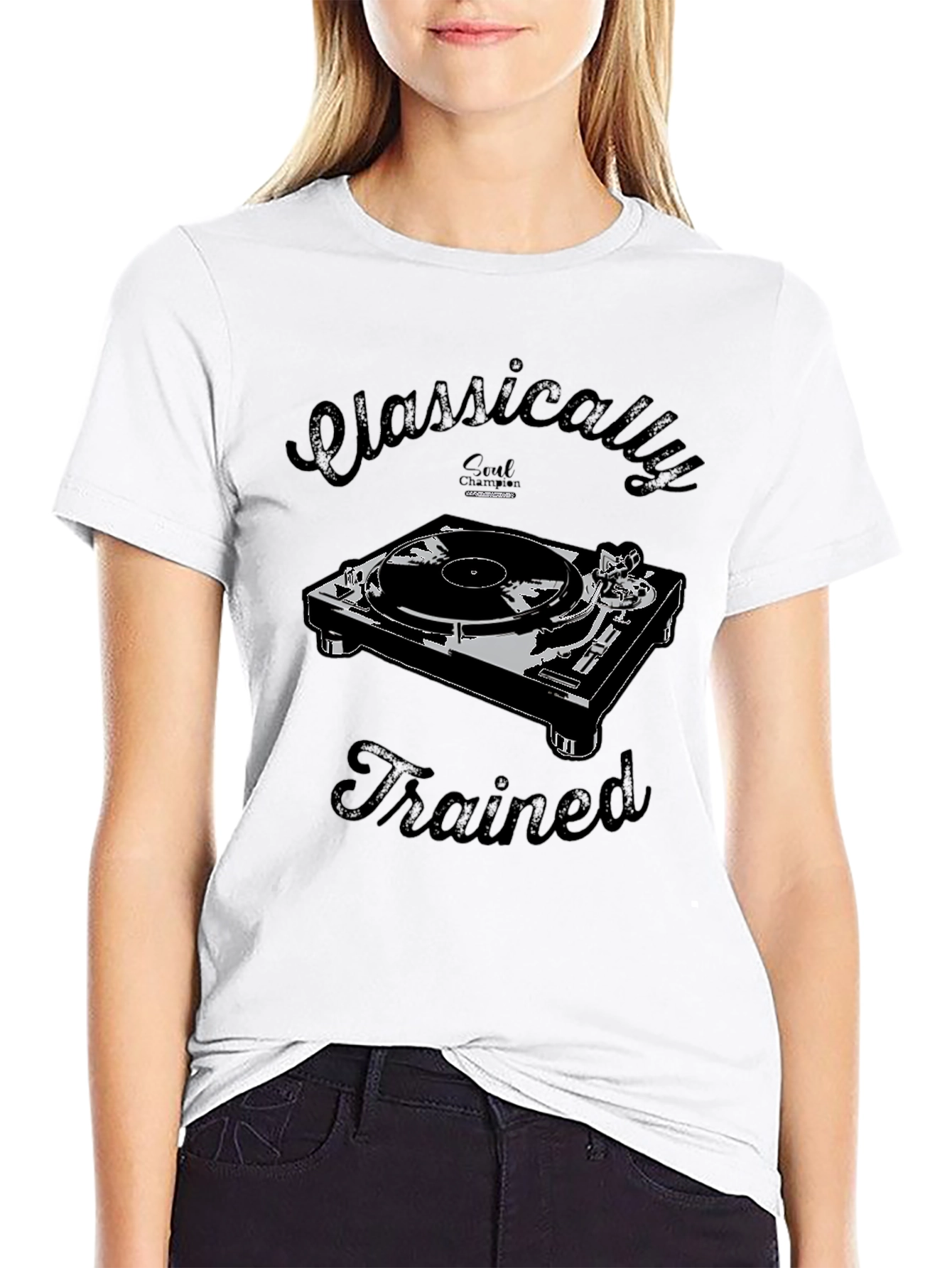 Classically Trained DJ Turntable Graphic T-Shirt