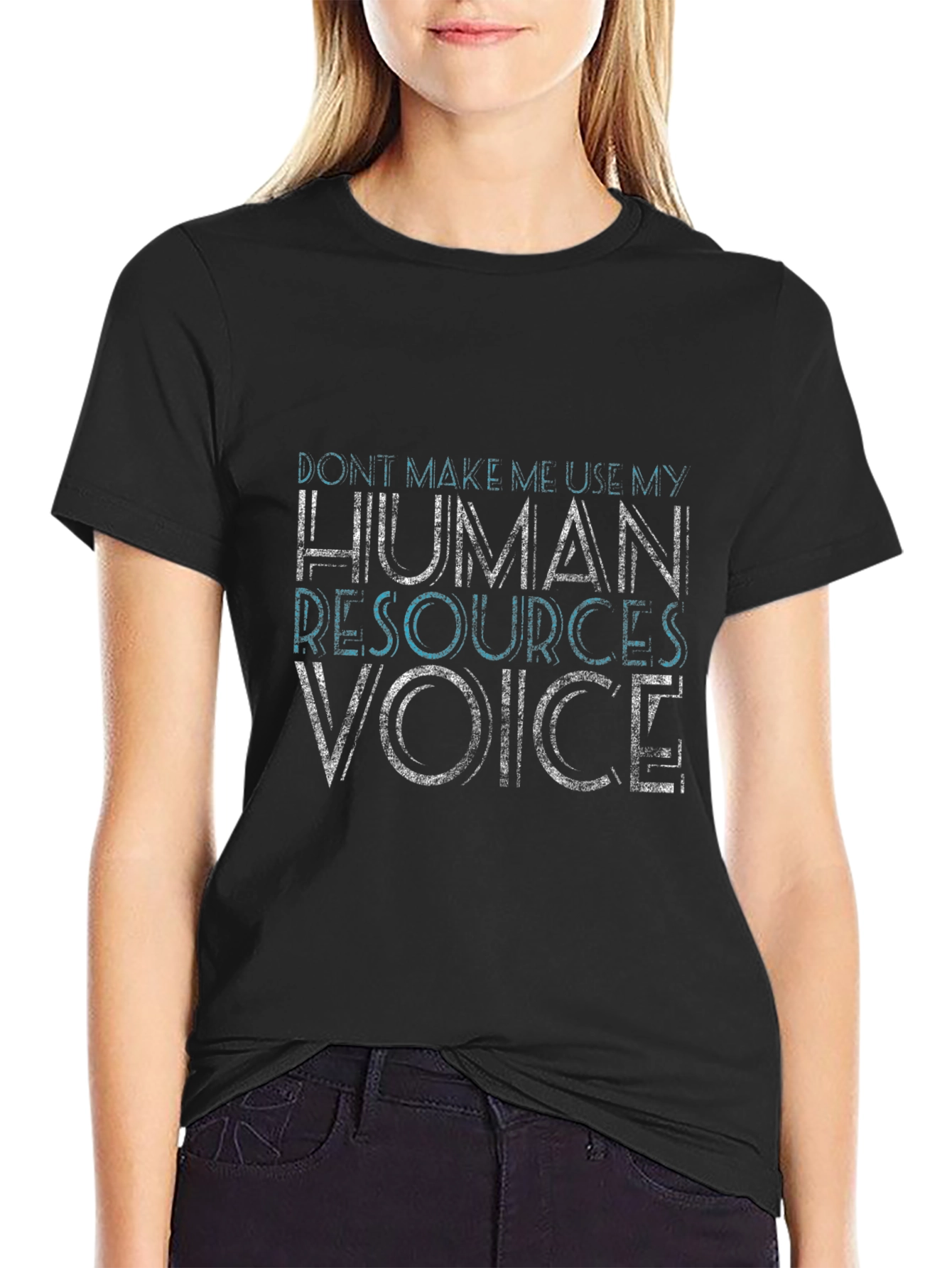 HR Voice T-Shirt - Funny Human Resources Tee