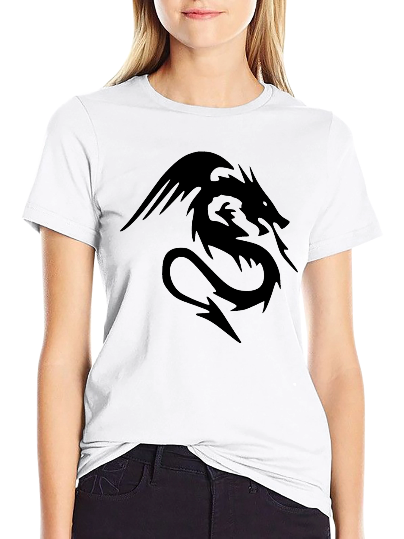 Black Dragon Graphic T-Shirt - Mens Fashion Tee