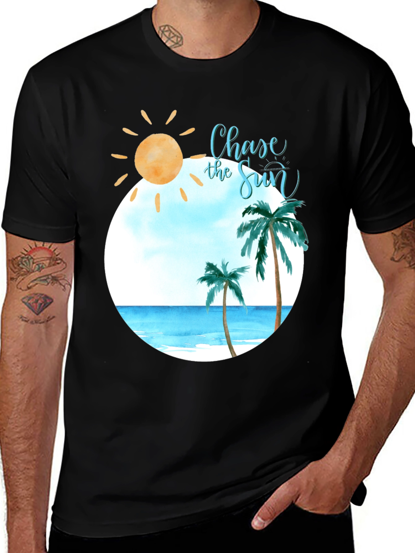 Chase the Sun Beach Graphic Tee