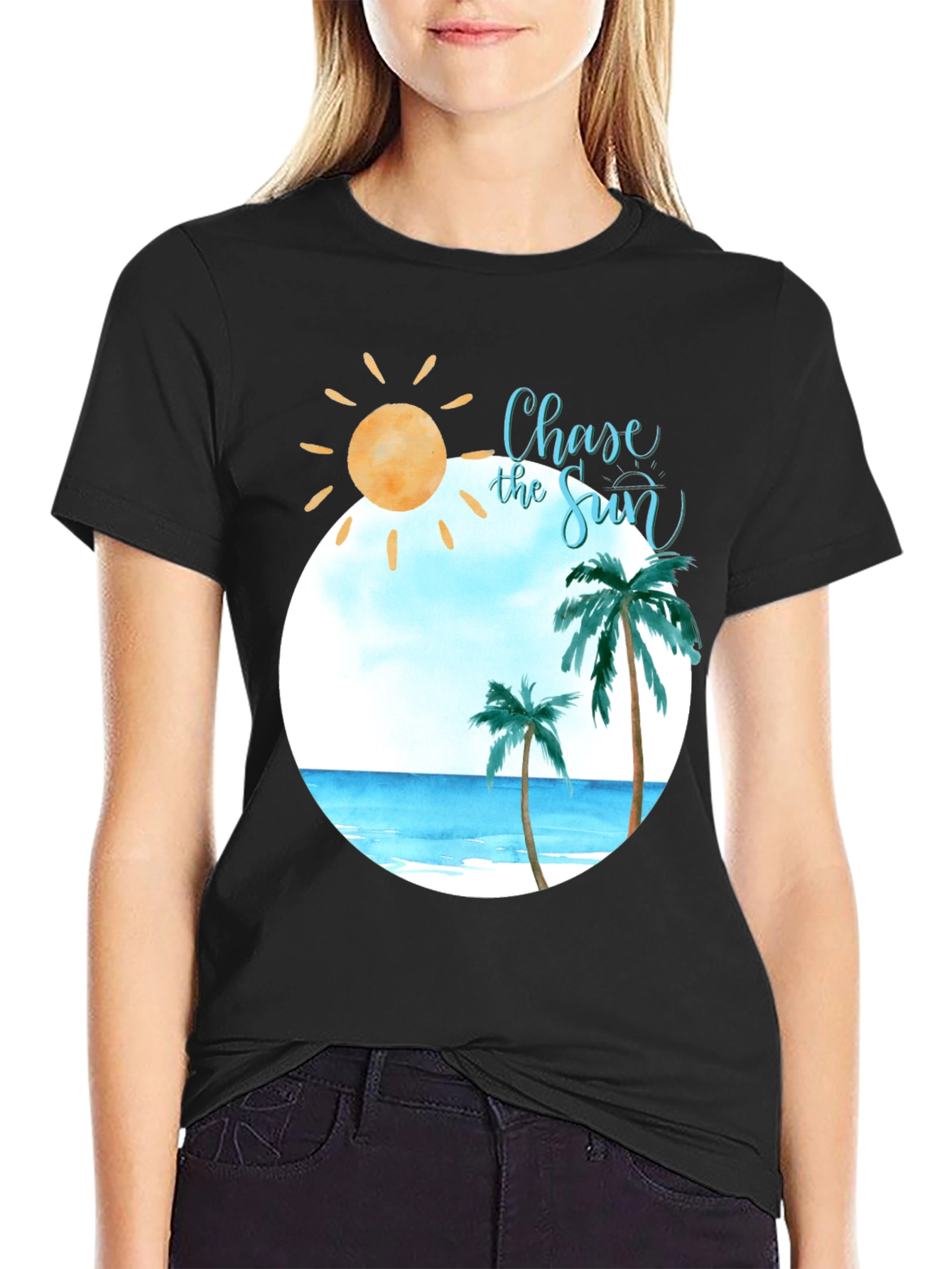 Chase the Sun Beach Graphic Tee