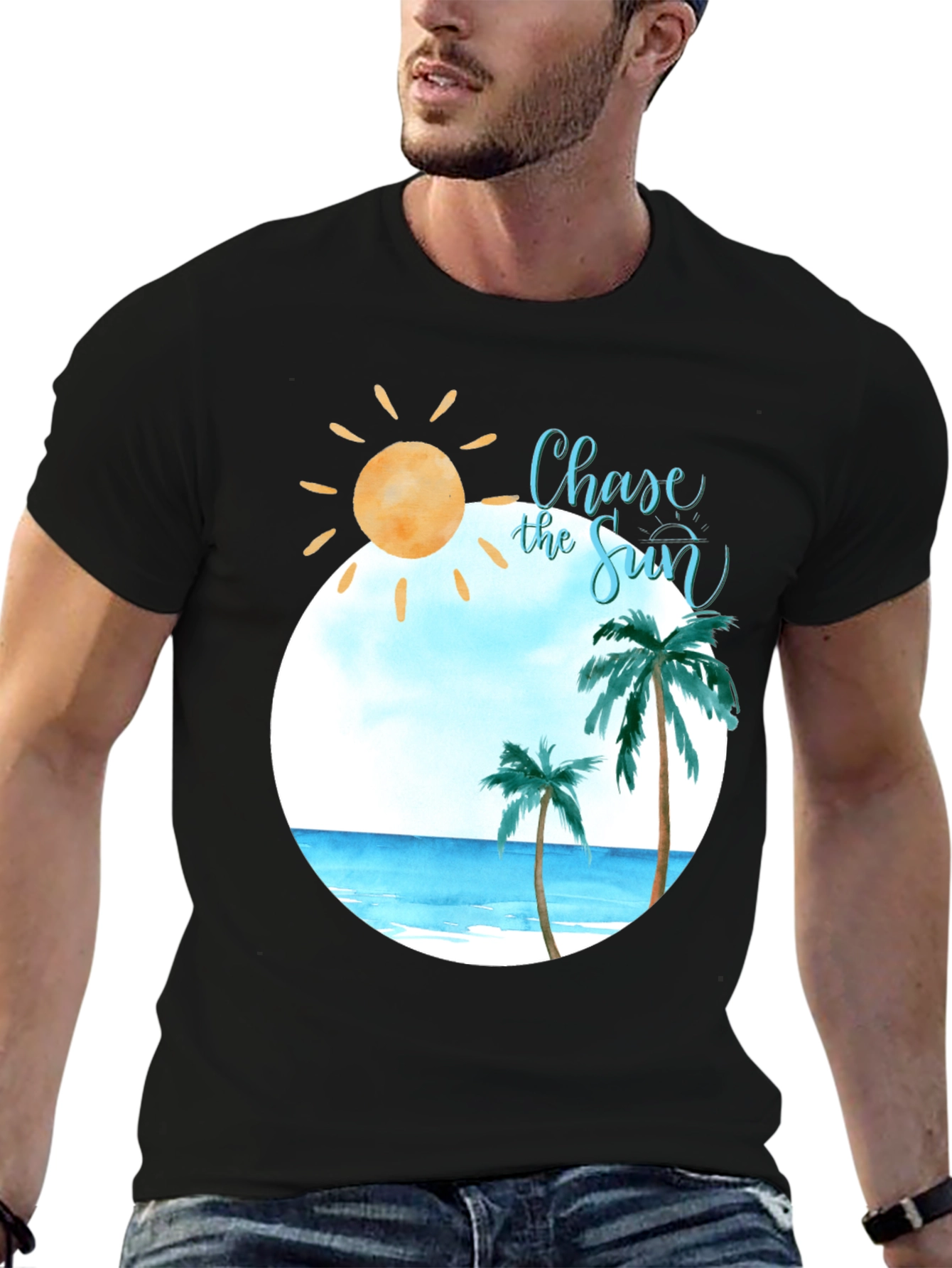 Chase the Sun Beach Graphic Tee